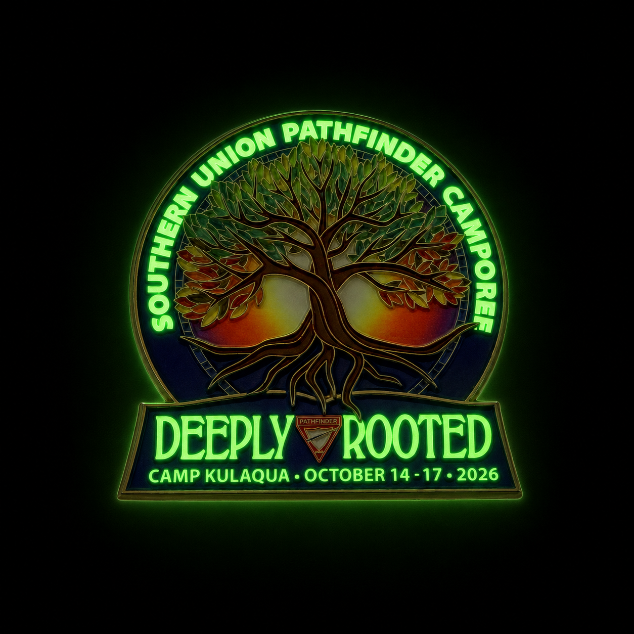 Southern Union Pathfinder Camporee 2026 "Deeply Rooted" Pin