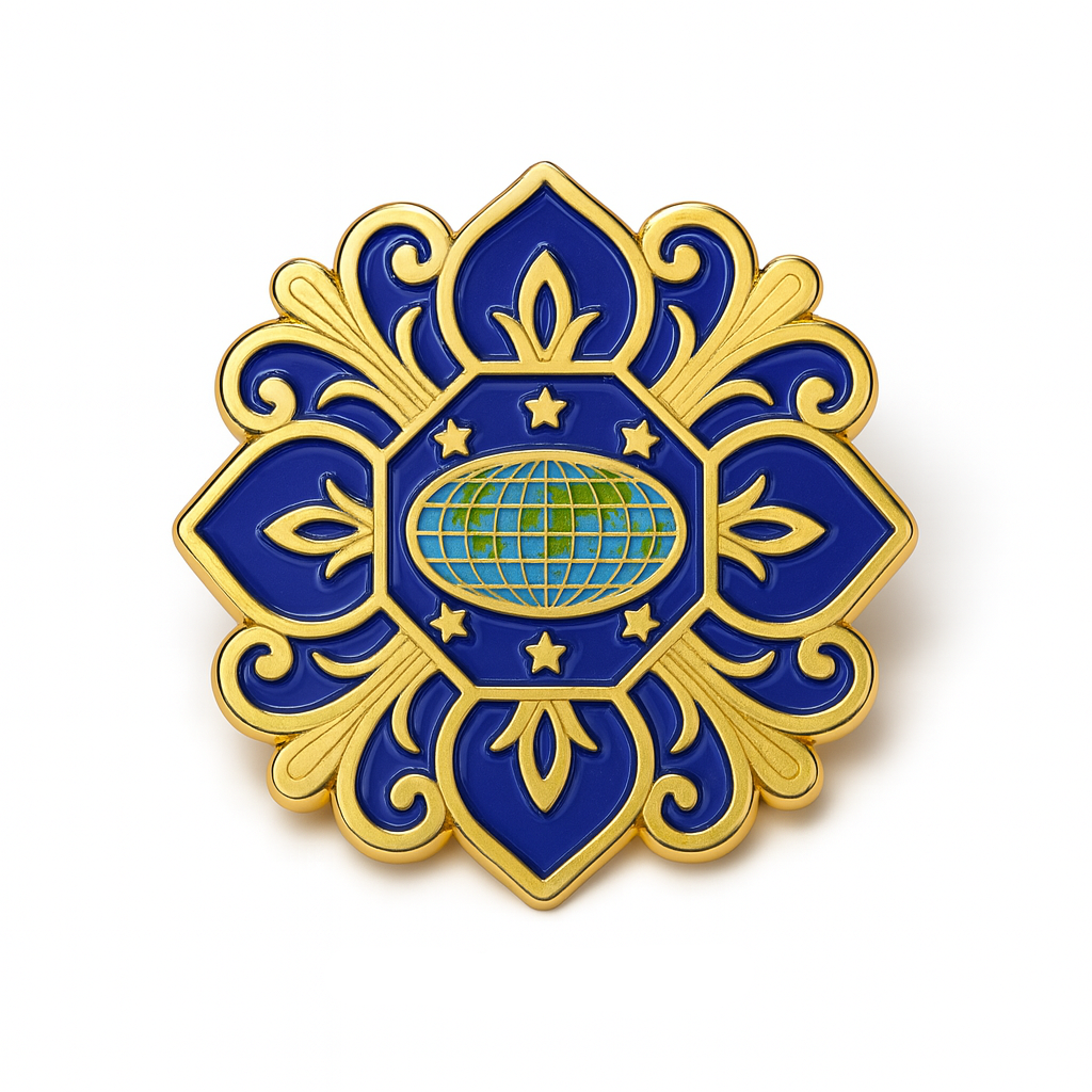 Master Guide Royal Flower Pin