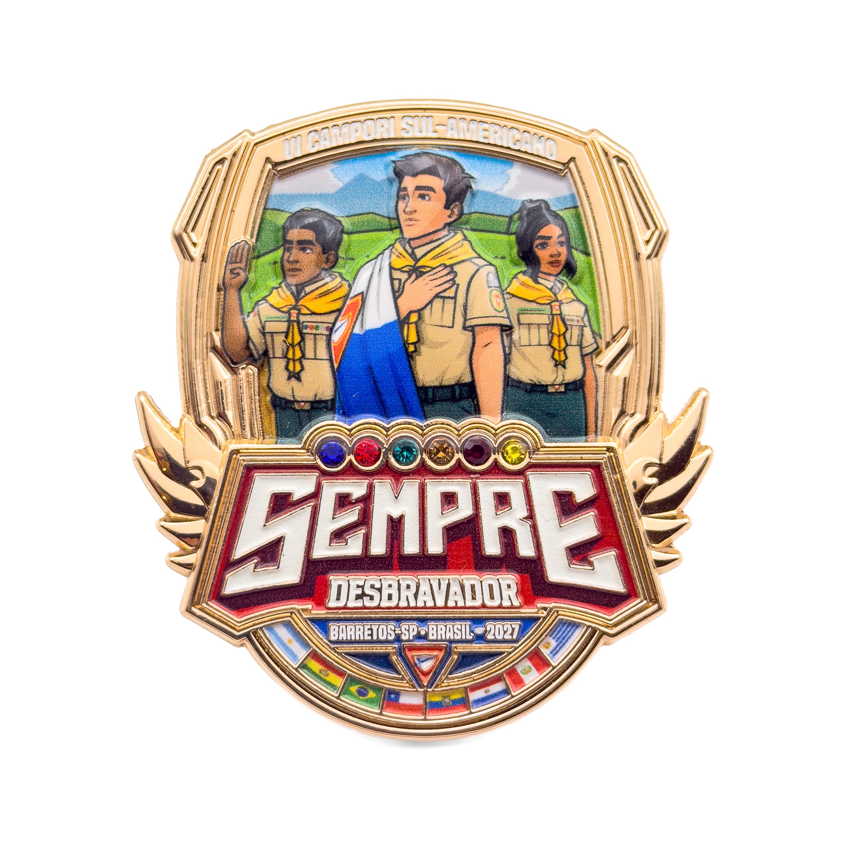"Sempre Desbravador" DSA 2027 Pin