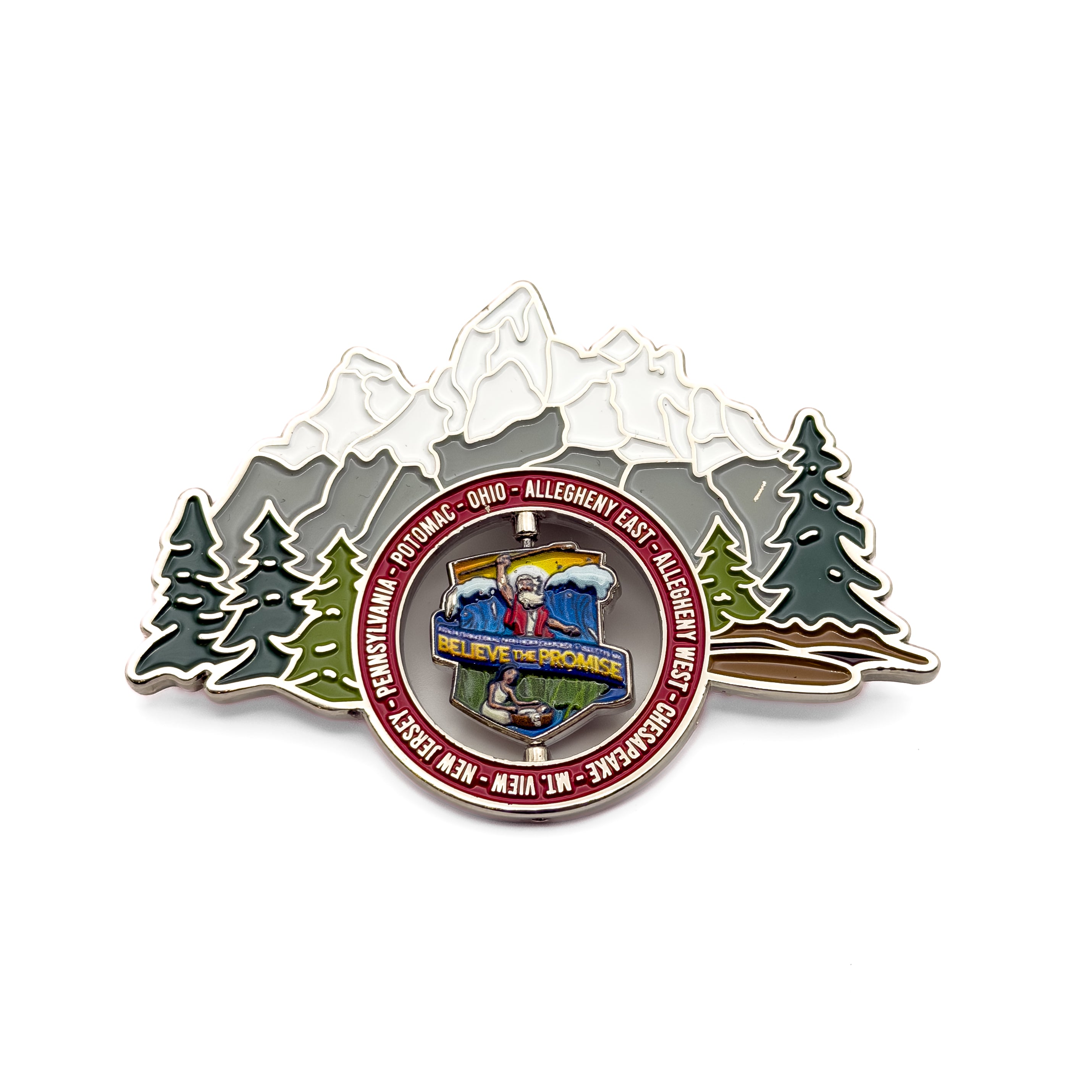 BTP Columbia Union Spinner Pin
