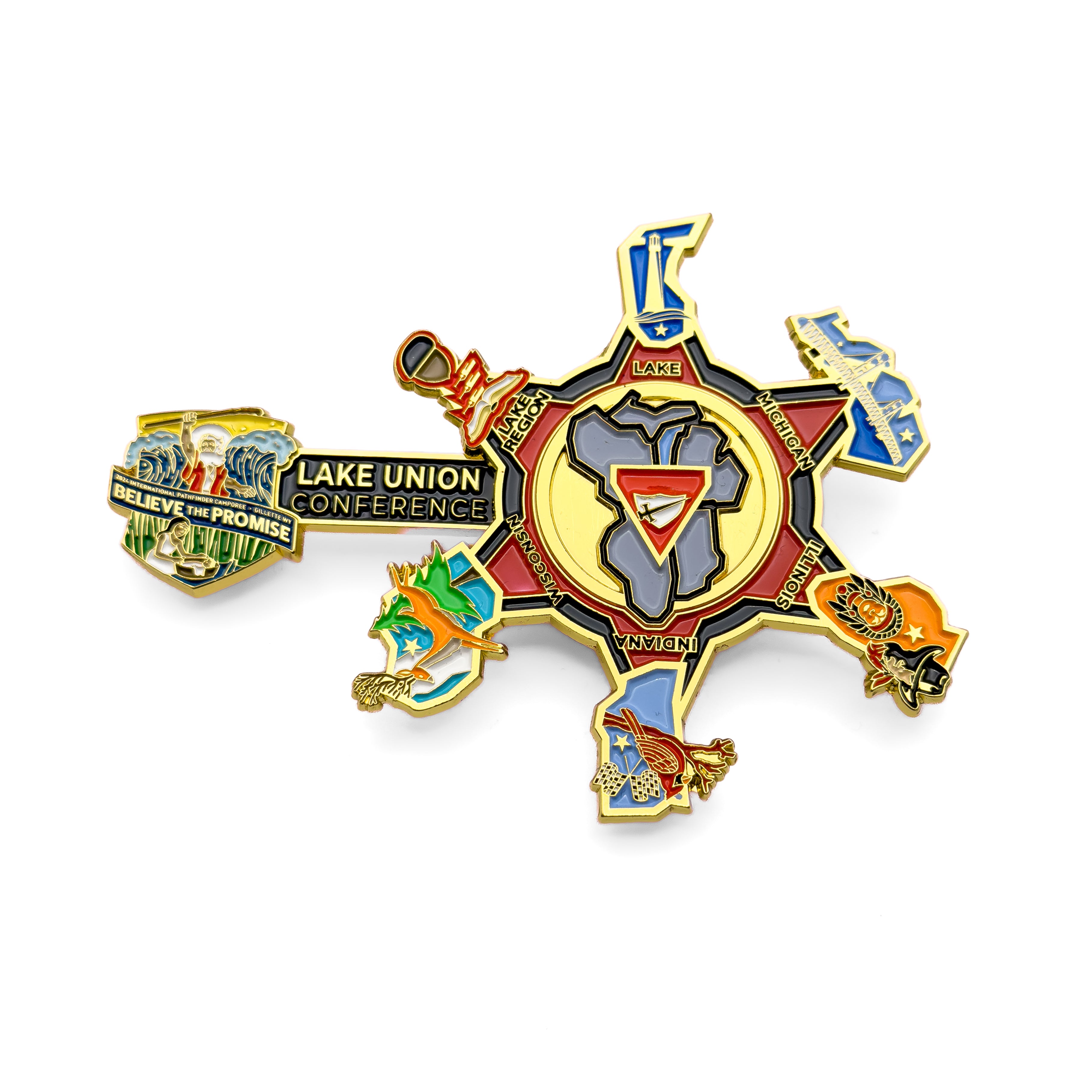 BTP Lake Union Conference Spinner Pin