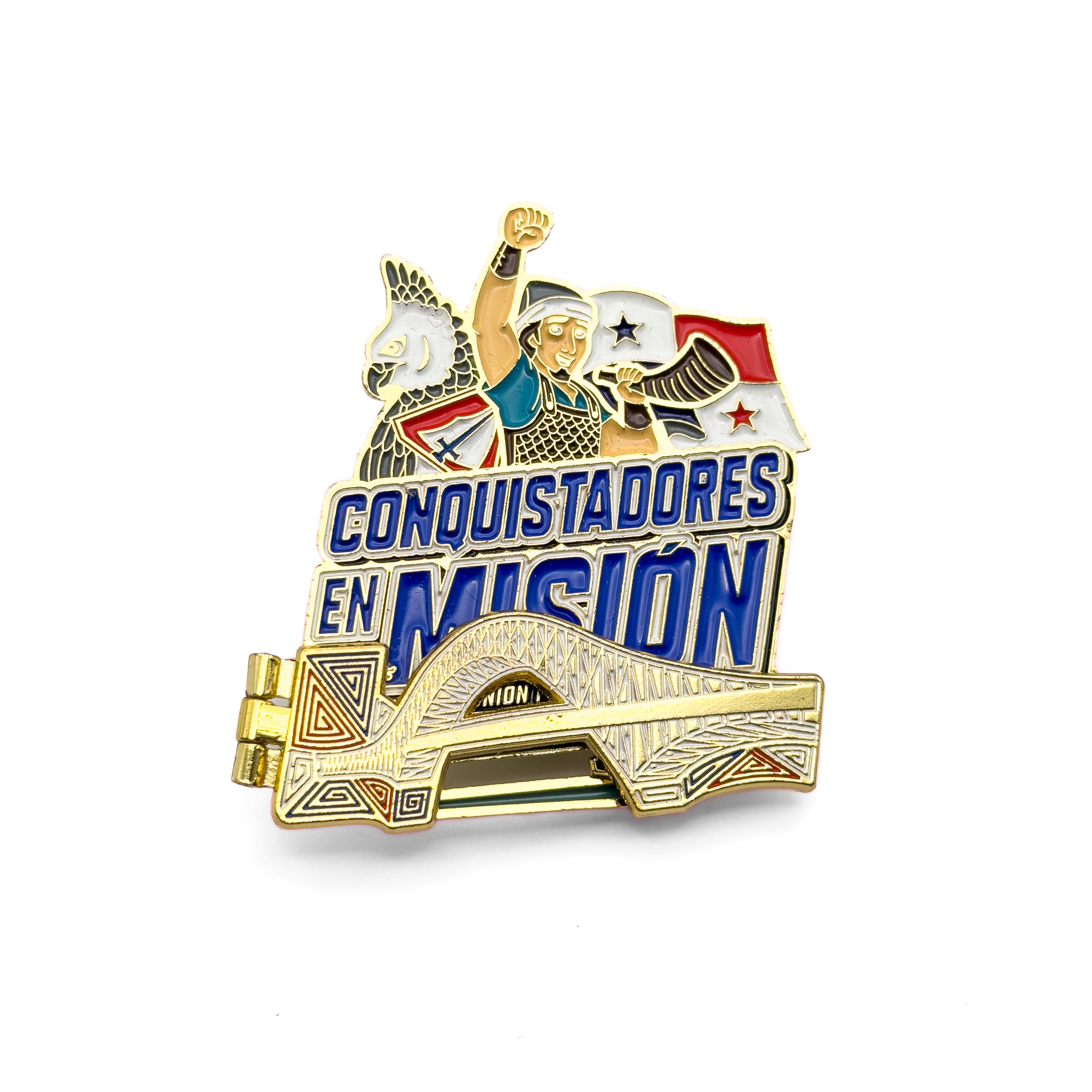 Conquistadores en Misión Panama Pin