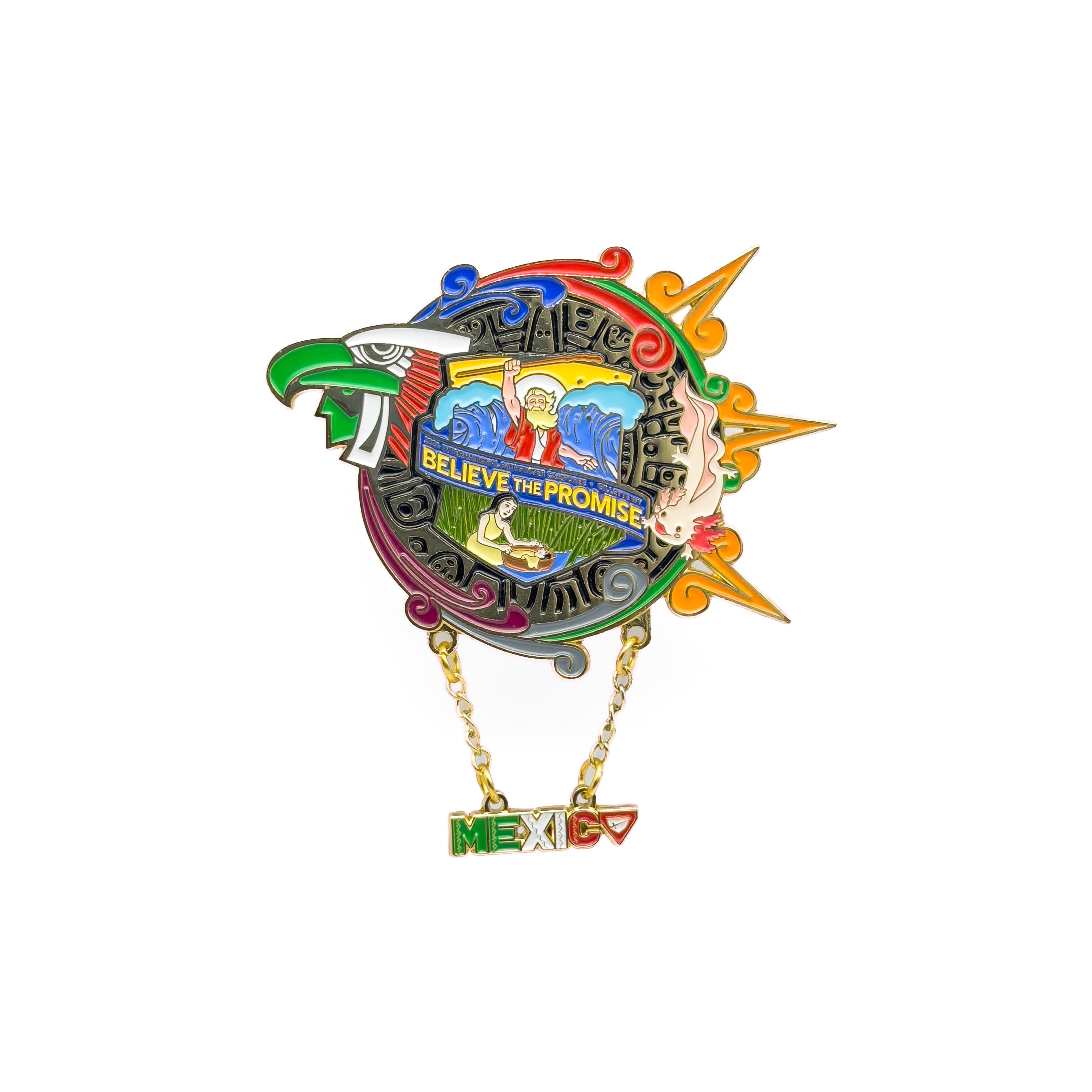 BTP Mexico Classes Badge Dangler Pin