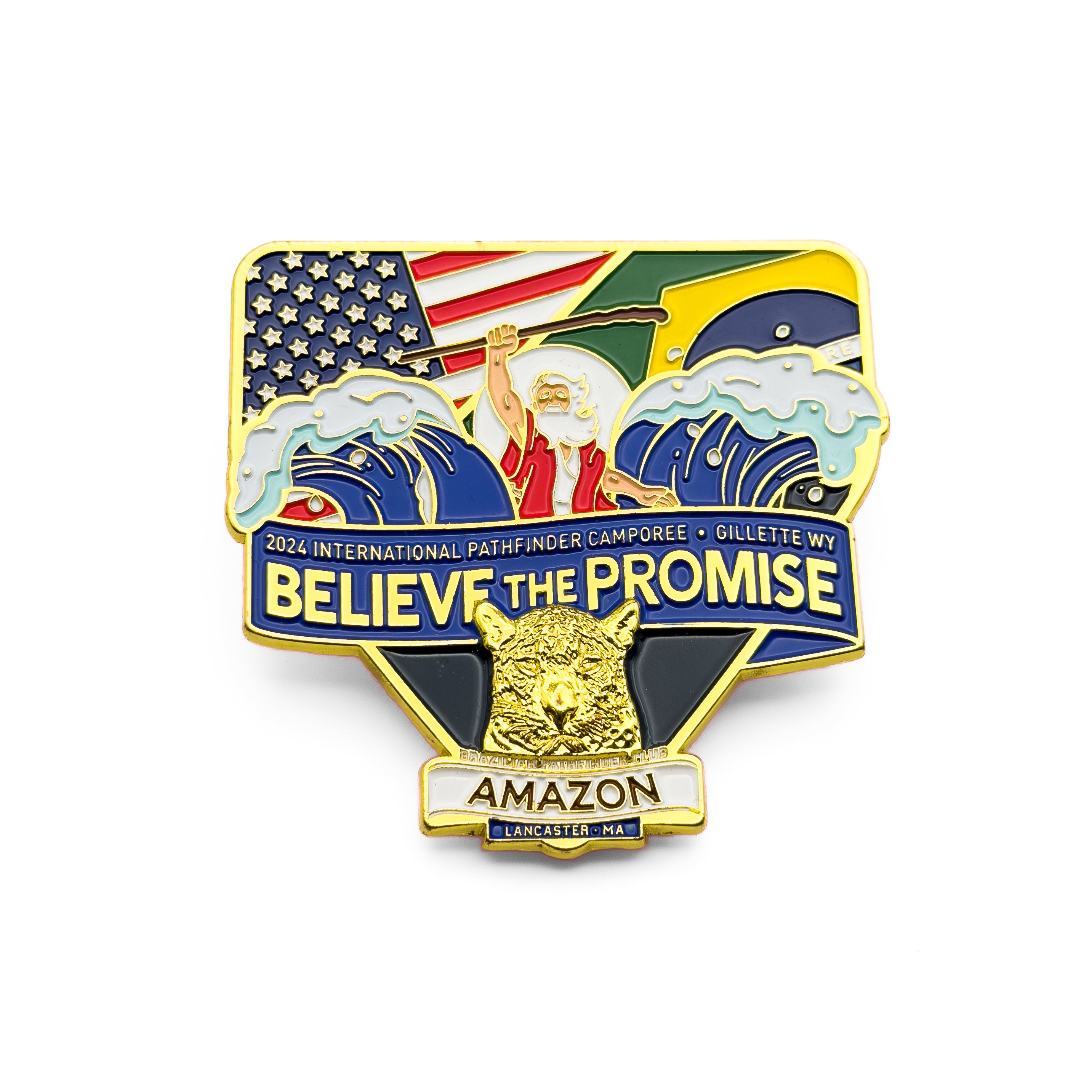 BTP Lancaster Massachusets Amazon Club Pin