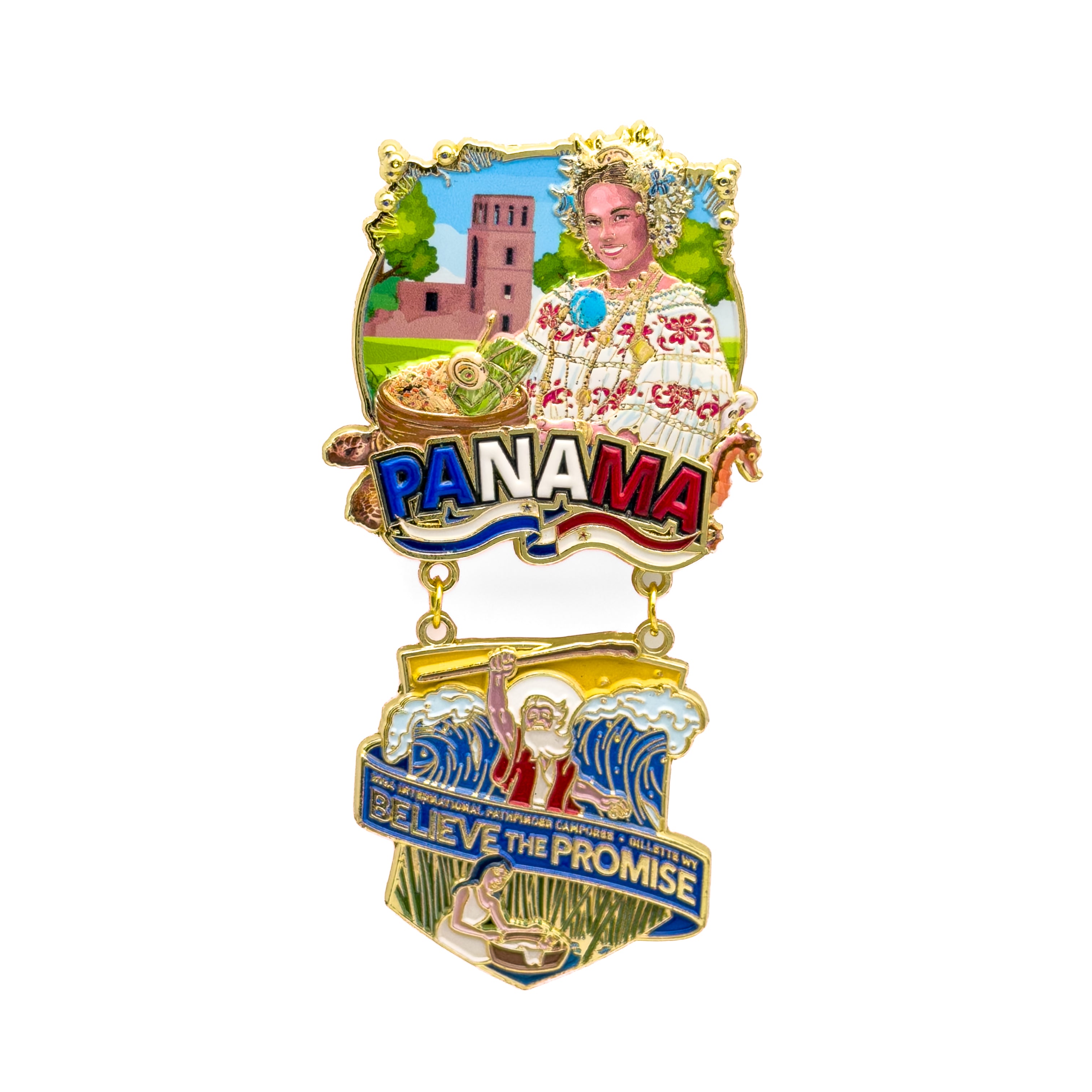 BTP Panama Dangler Pin