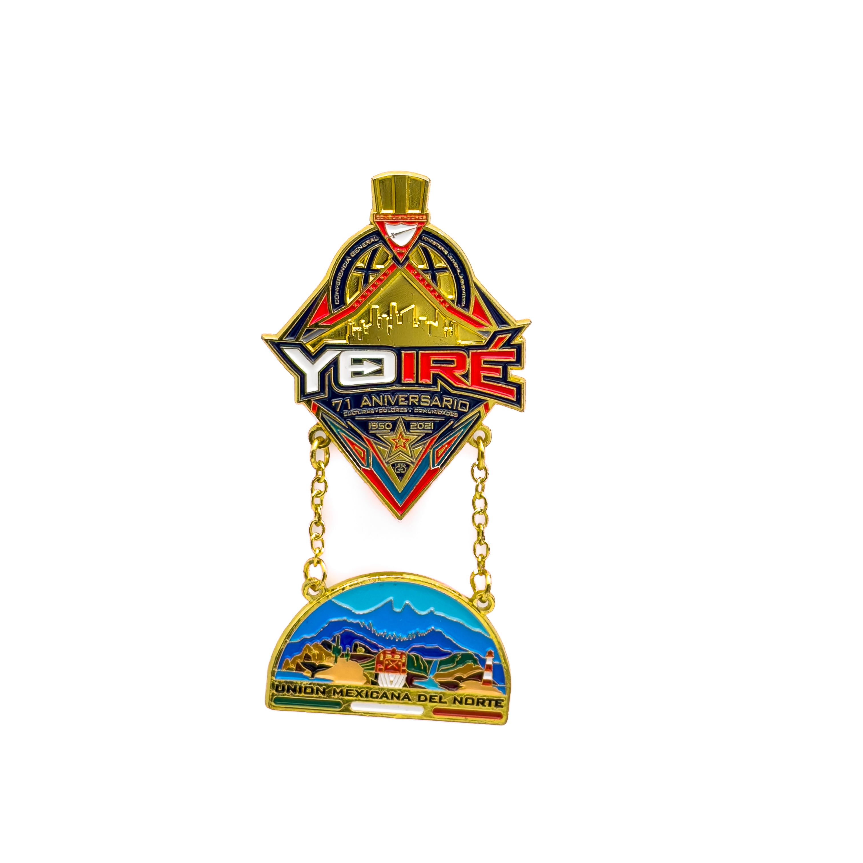 Yo Ire Union Mexicana del Norte Pin