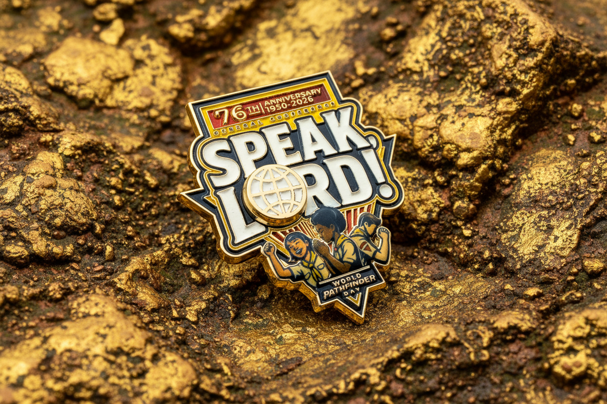 World Pathfinder Day 2026 "Speak Lord" Pin