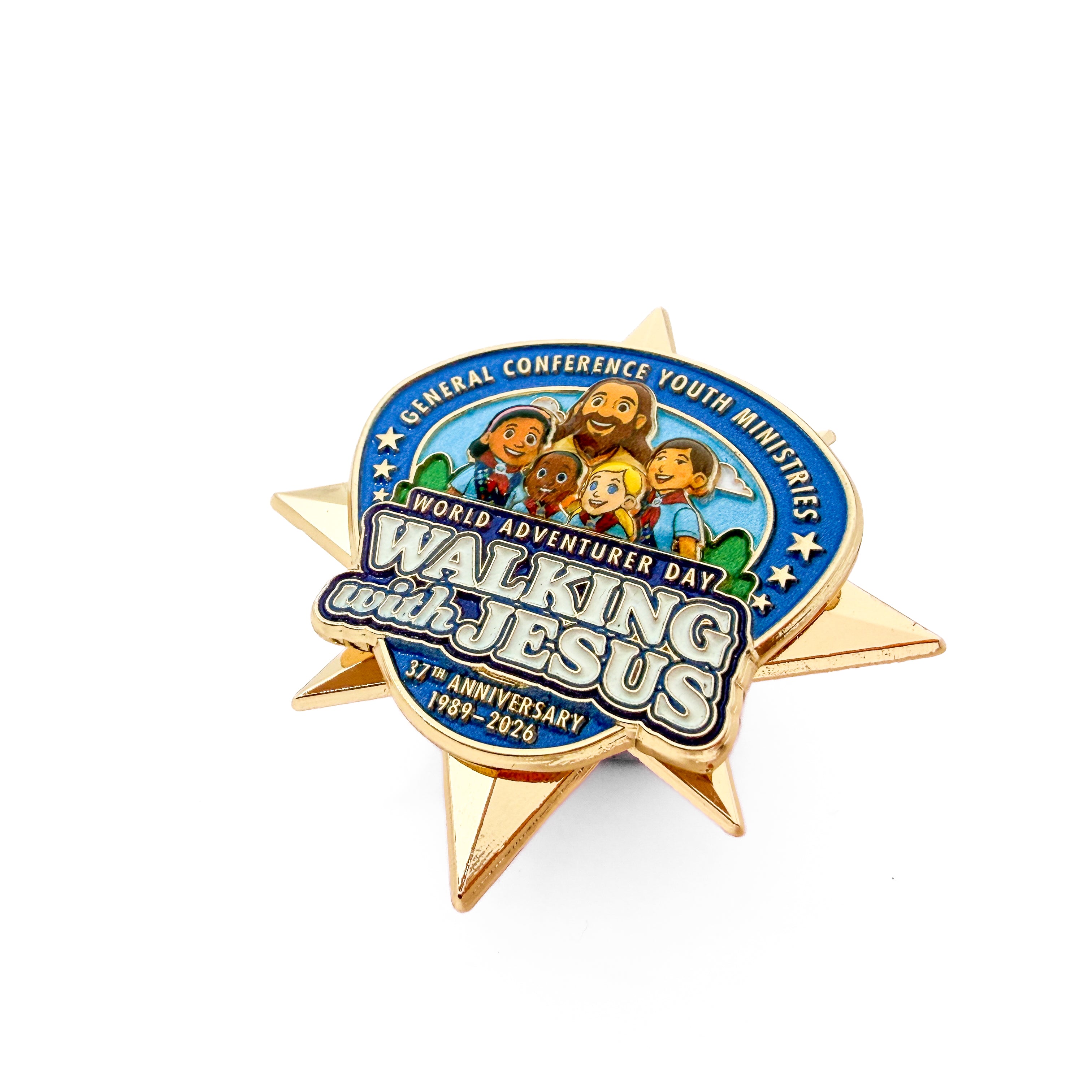 World Adventurer Day 2026 "Walking with Jesus" Pin