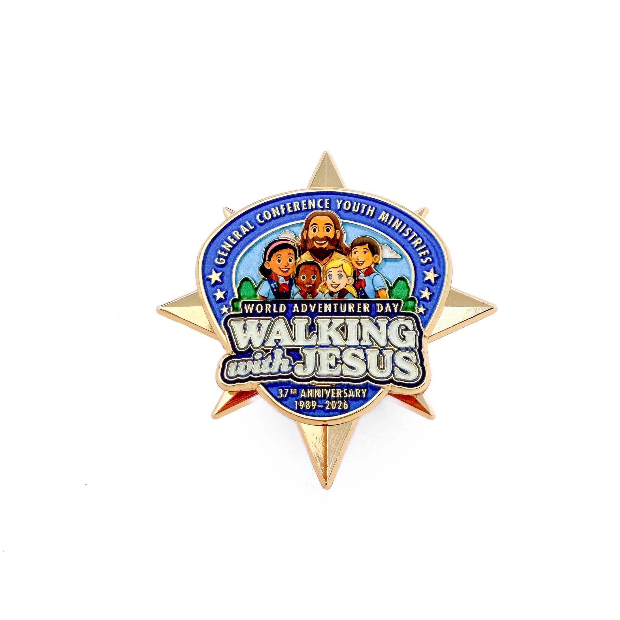 World Adventurer Day 2026 "Walking with Jesus" Pin