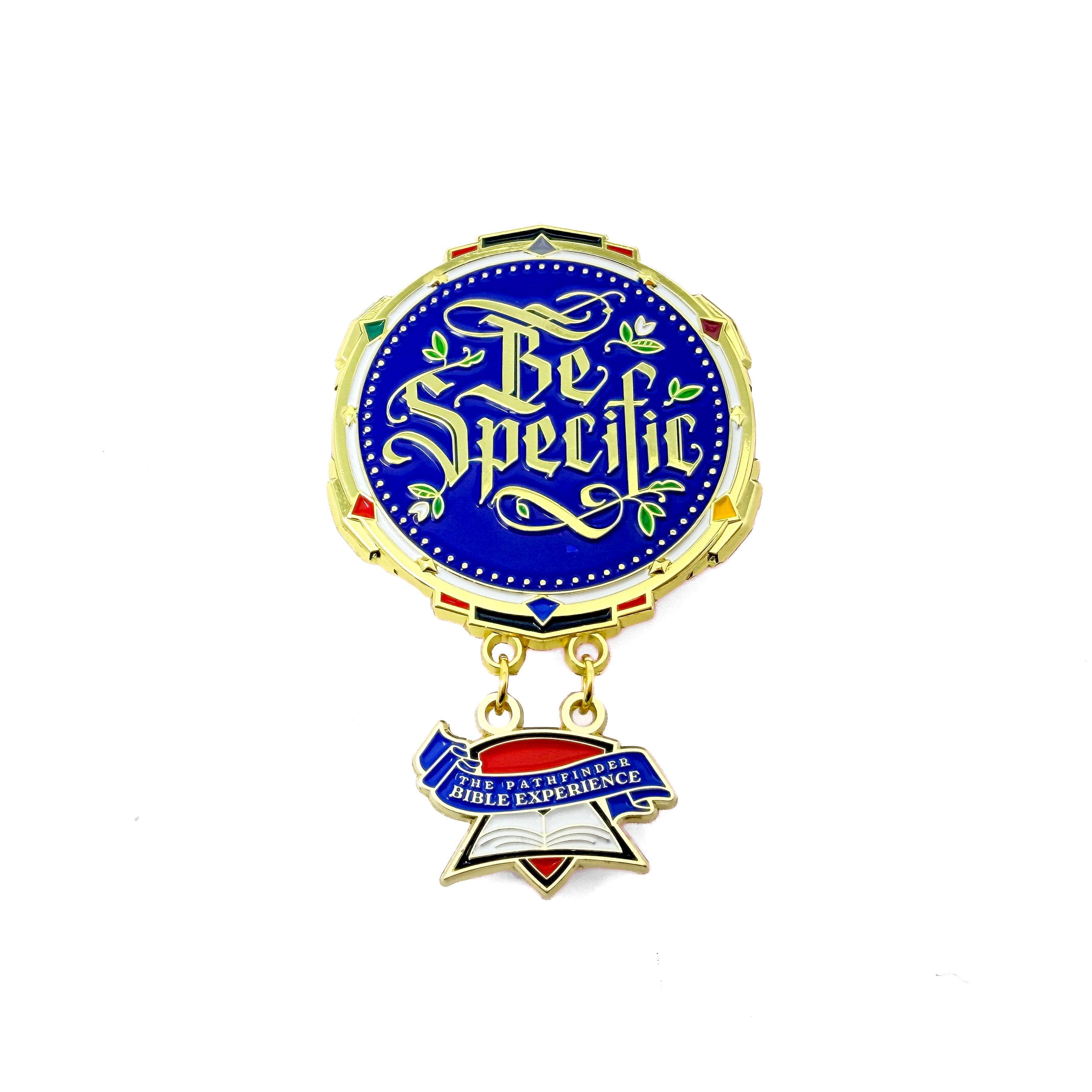 Pathfinder Bible Experience "Be Specific"2026 Pin