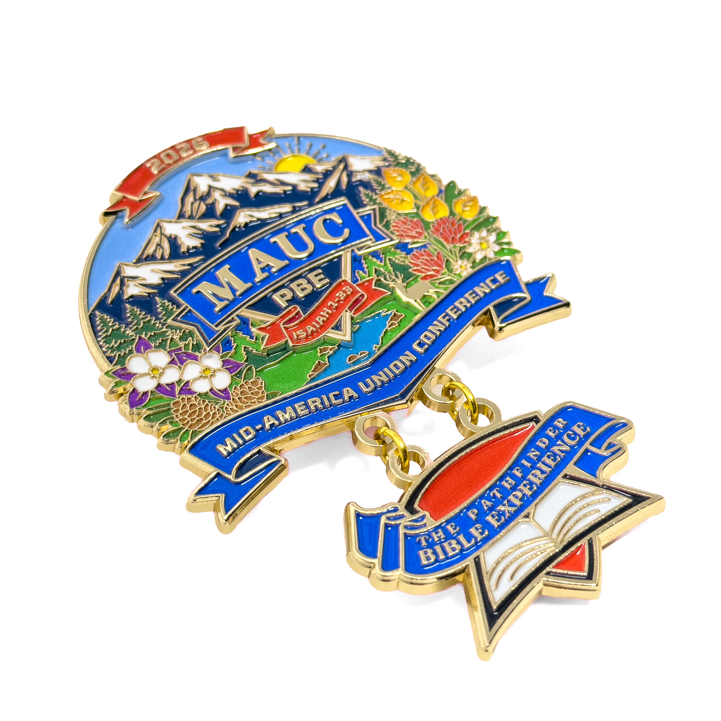 Mid-American Union Conference 2026 Pathfinder Bible Experience Pin