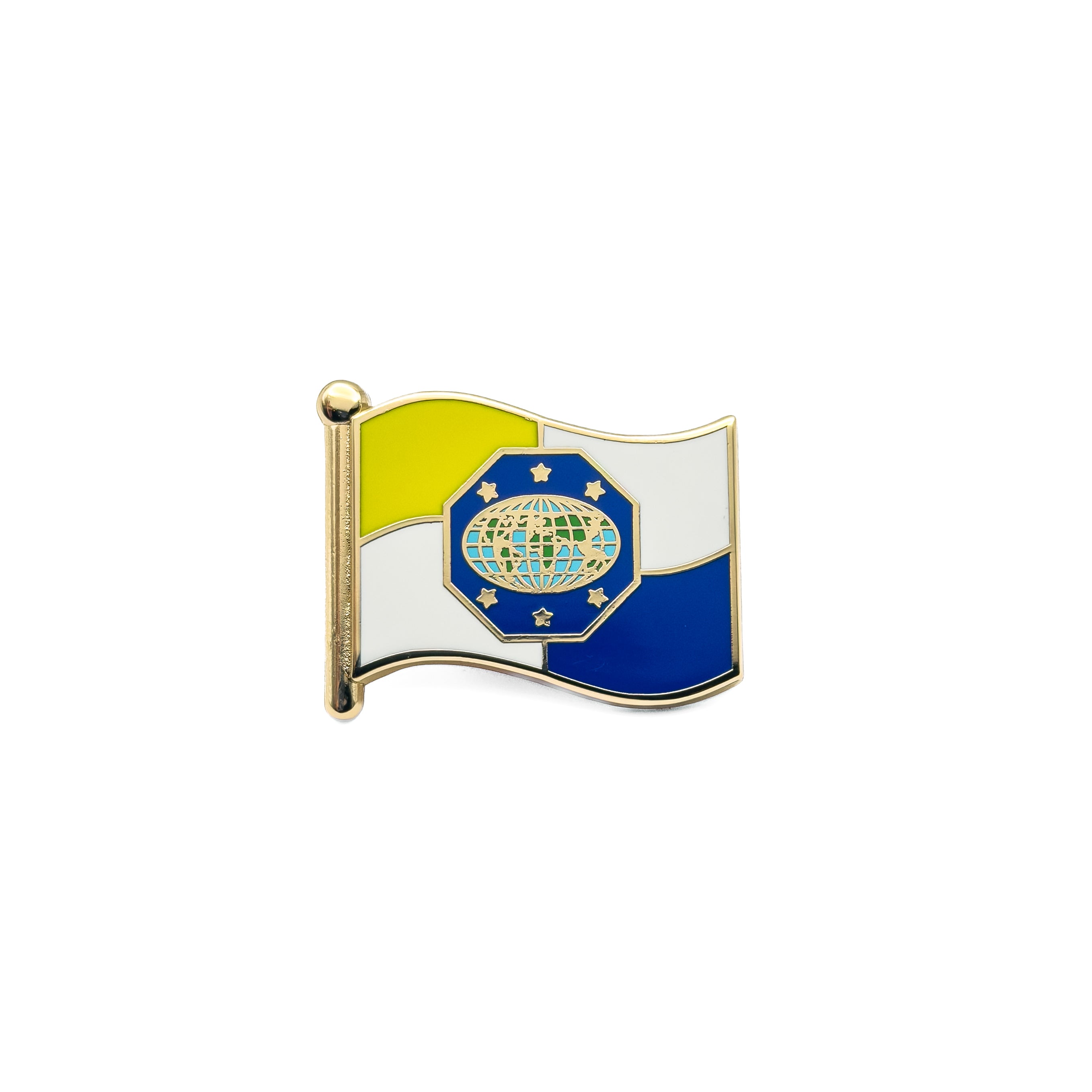 Master Guide Wavy Flag pin