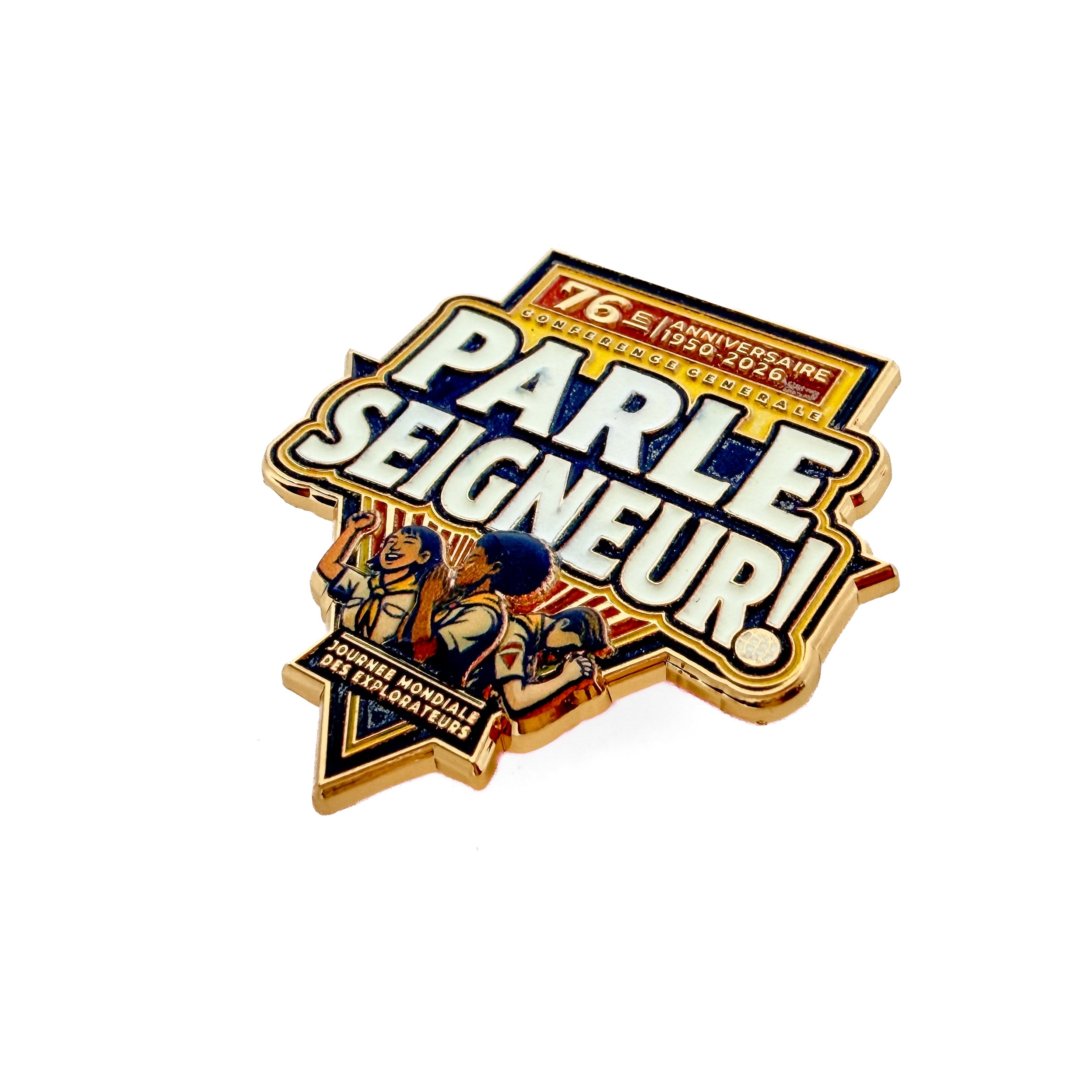 World Pathfinder Day 2026 "Speak Lord" Pin (French Version)