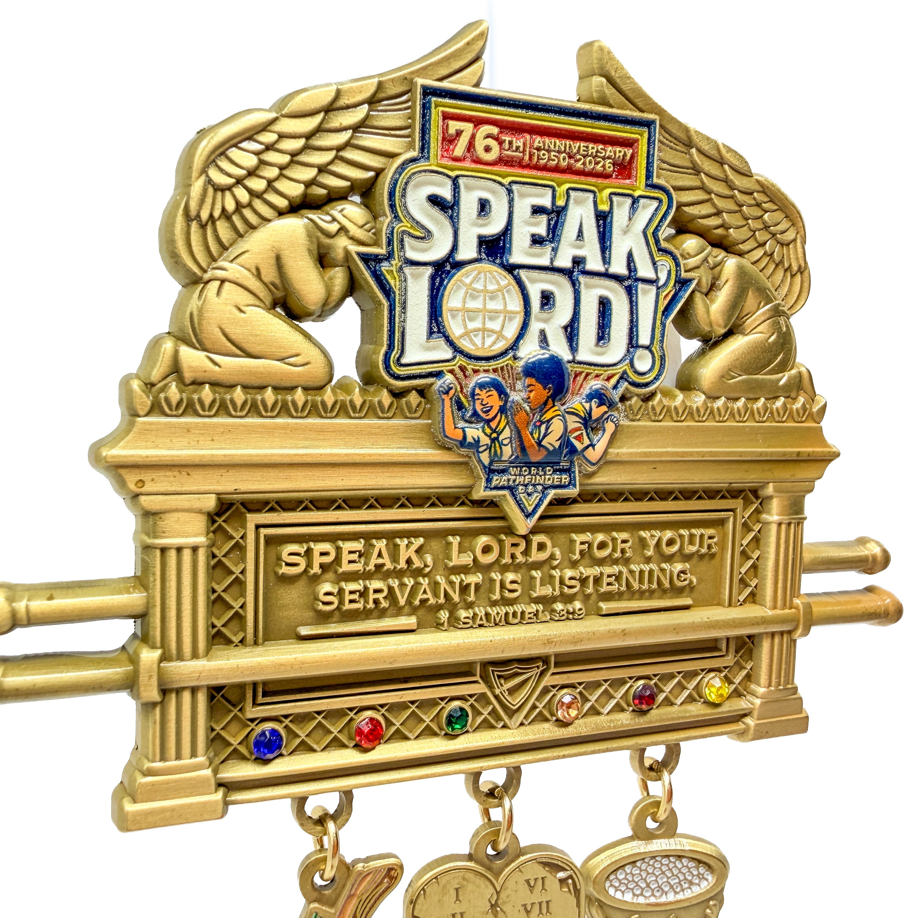 World Pathfinder Day 2026 "Speak Lord" Ark of the Covenant Pin (Special Edition)