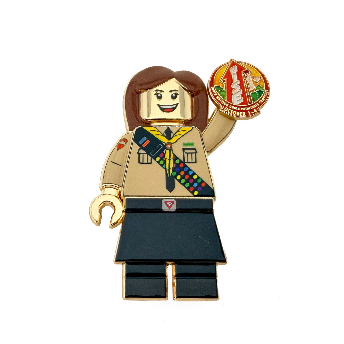 Mini Pathfinder Club "Rise 2026" Pin (Girl)