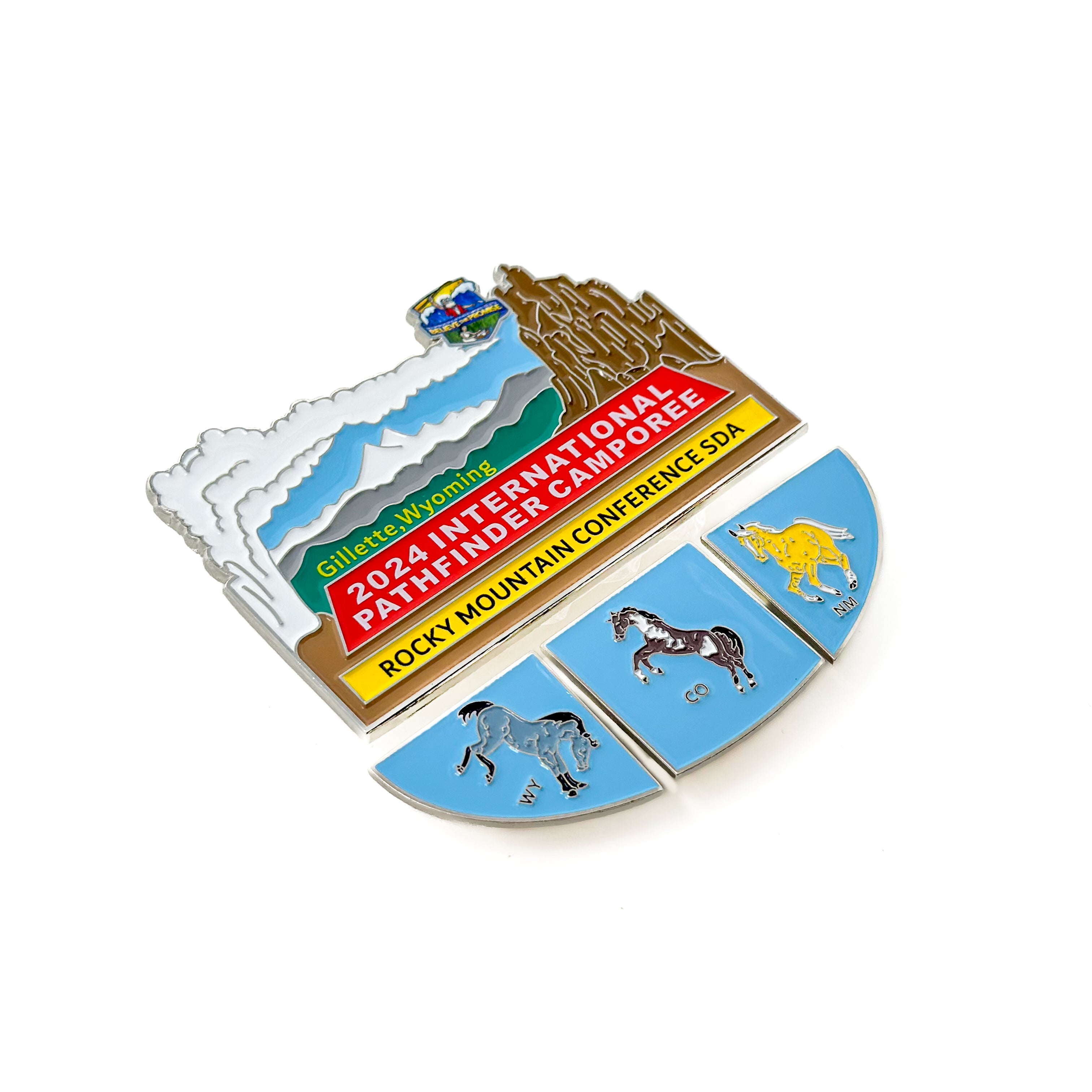 Acredite na Promessa 2024 Rocky Mountain Conference Horses (Conjunto de Pins)