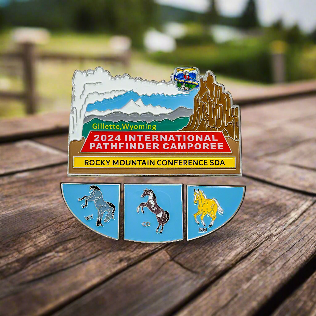 Acredite na Promessa 2024 Rocky Mountain Conference Horses (Conjunto de Pins)