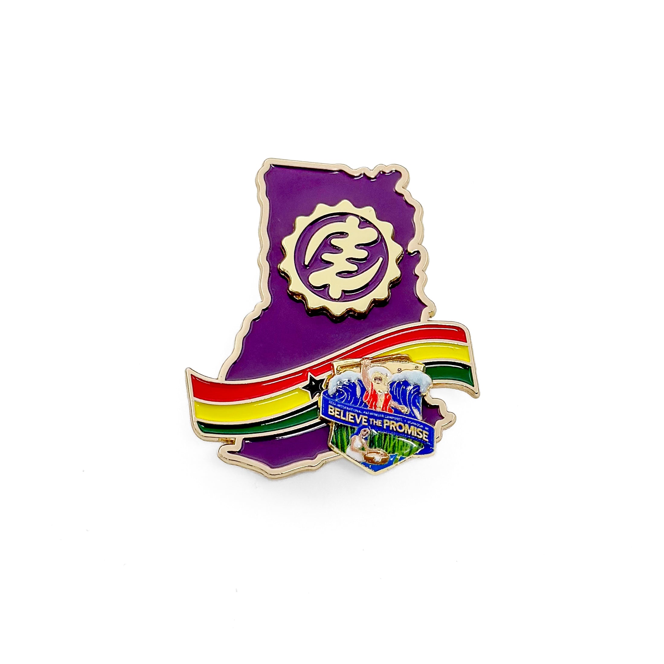 Believe the Promise 2024 Gana Pins (Conjunto de Pins para Arrecadação de Fundos)