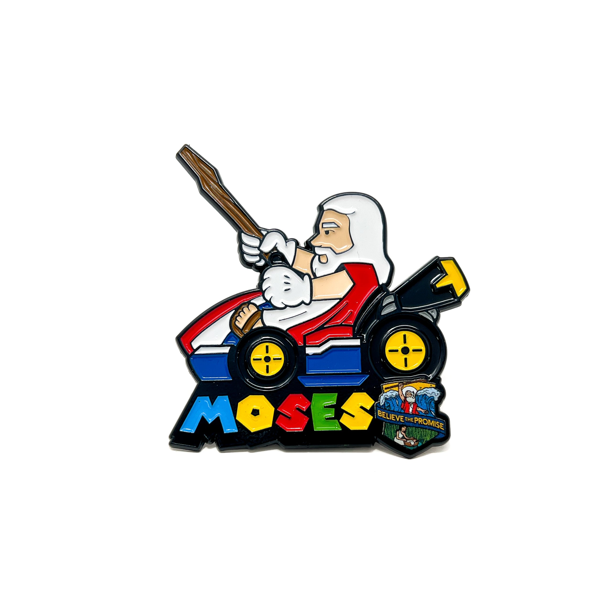 Conjunto de Pins Moses Karts Believe the Promise 2024 (Edição Especial)