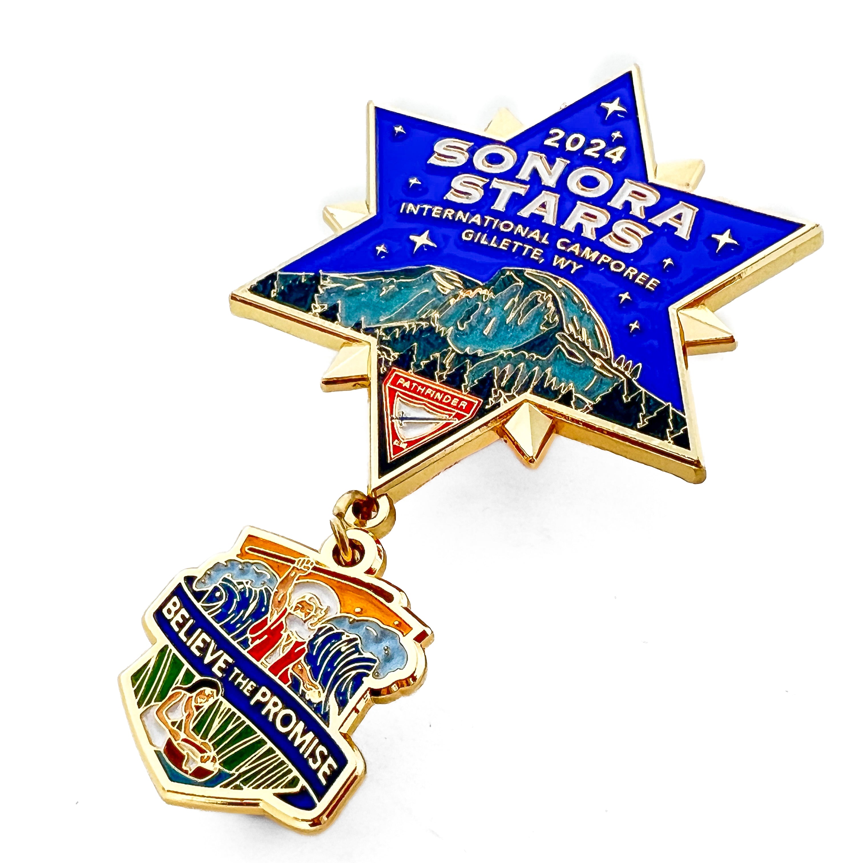 Acredite na Promessa 2024 Sonora Stars Pathfinder Pin