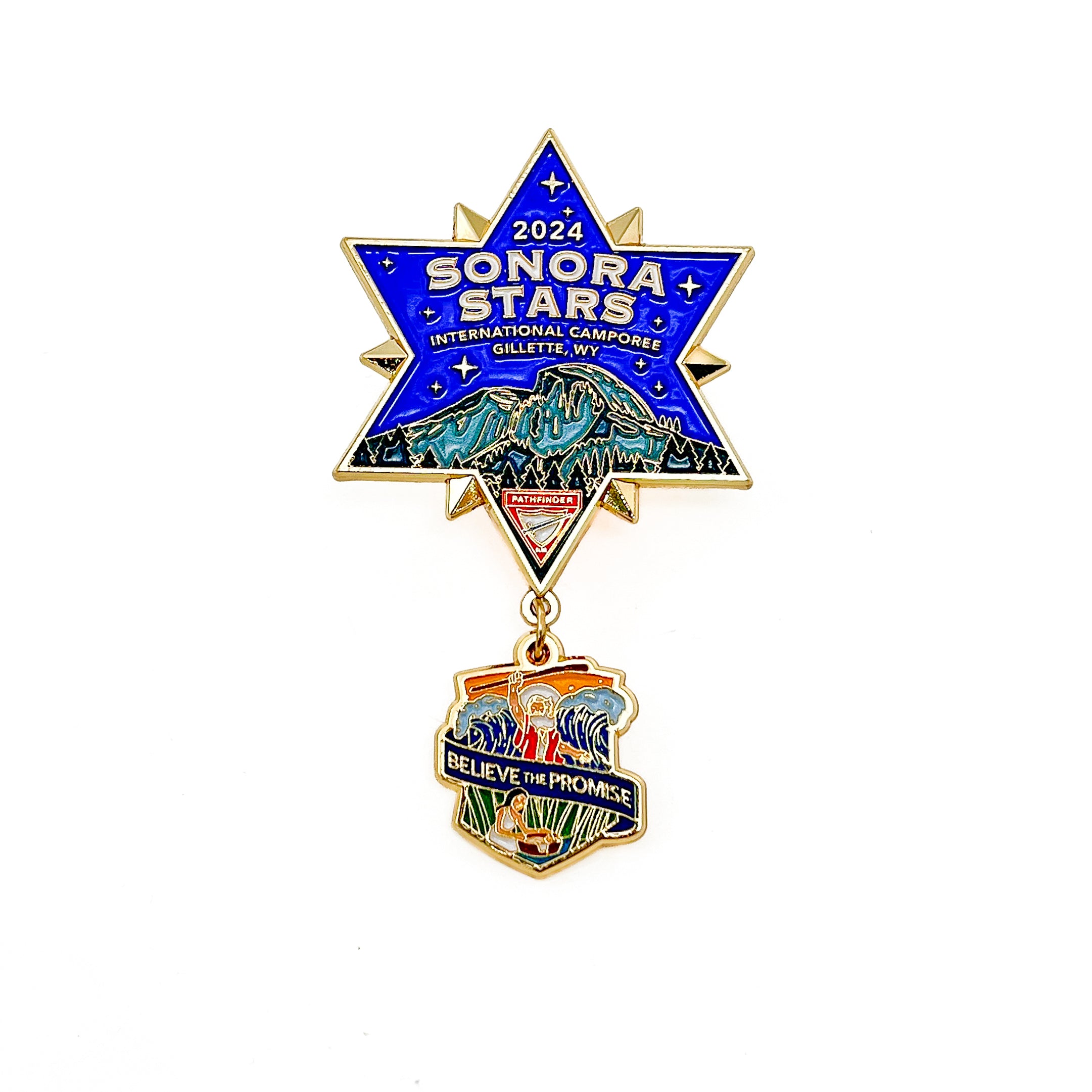 Acredite na Promessa 2024 Sonora Stars Pathfinder Pin