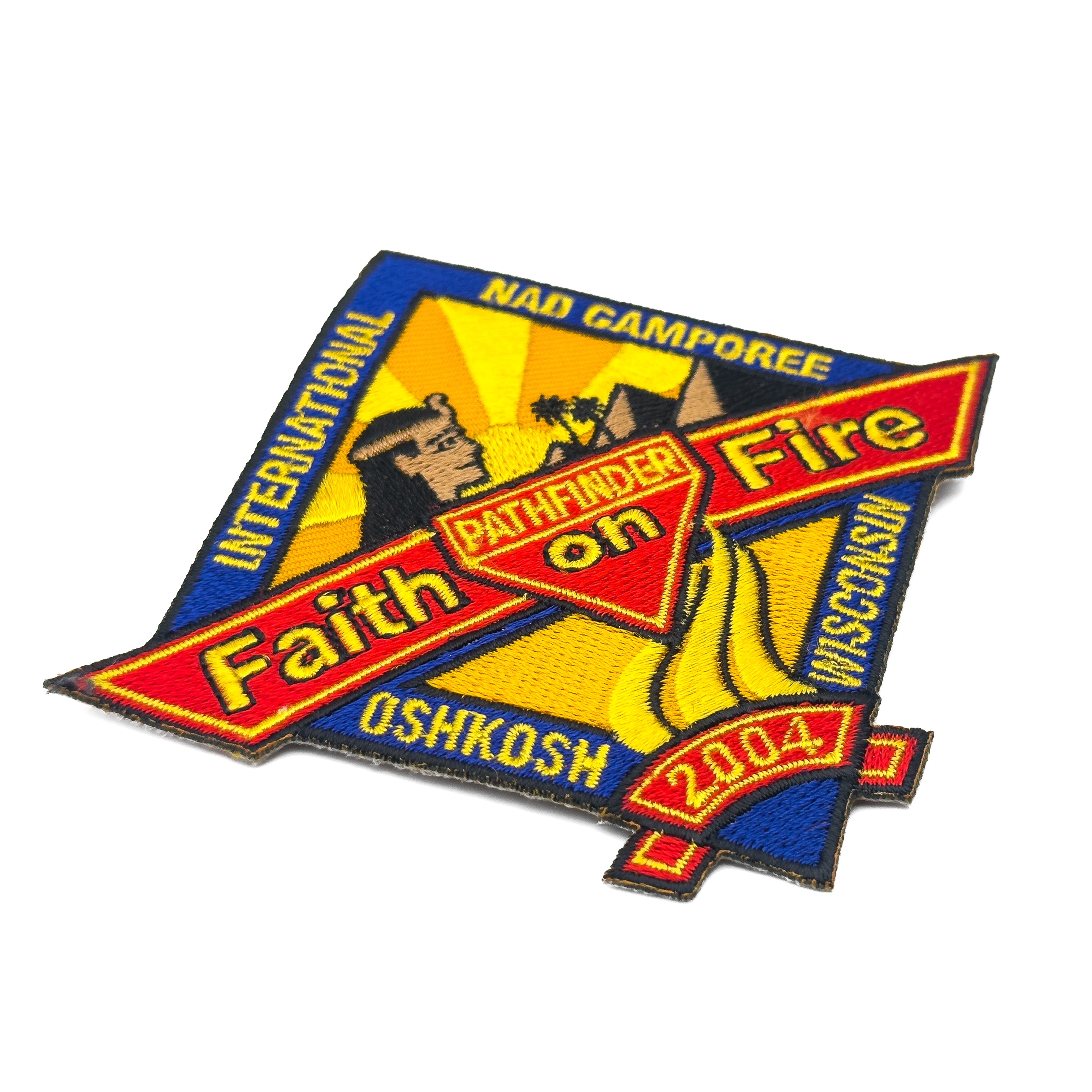 Faith on Fire 2004 International Pathfinder Camporee Official Patch