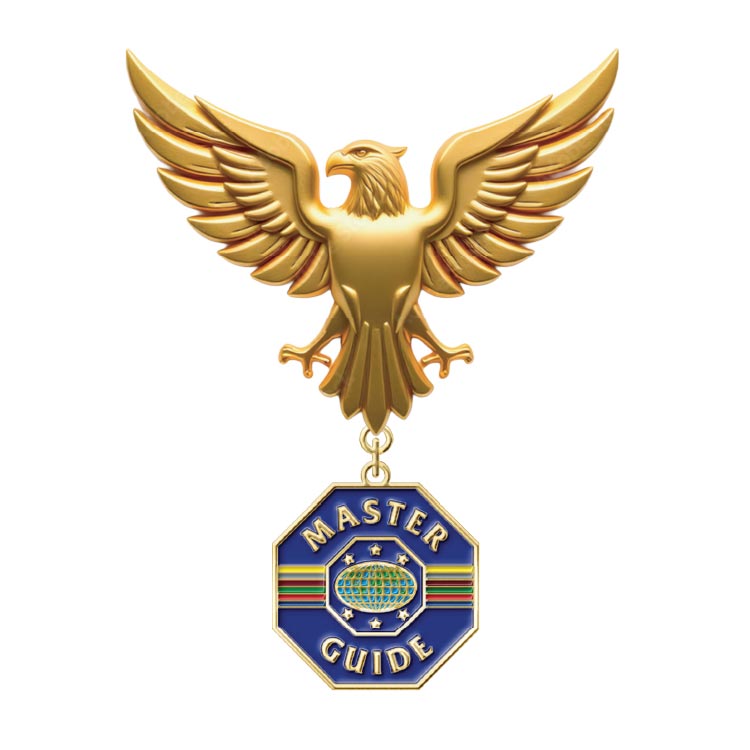 Master Guide Golden Eagle Pin