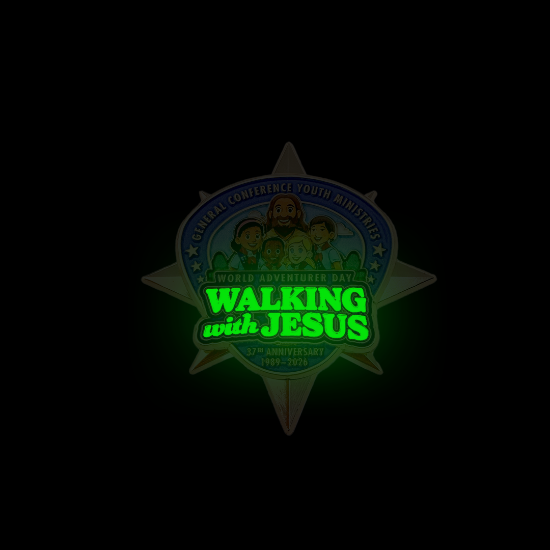 World Adventurer Day 2026 "Walking with Jesus" Pin & Patch (Bundle)