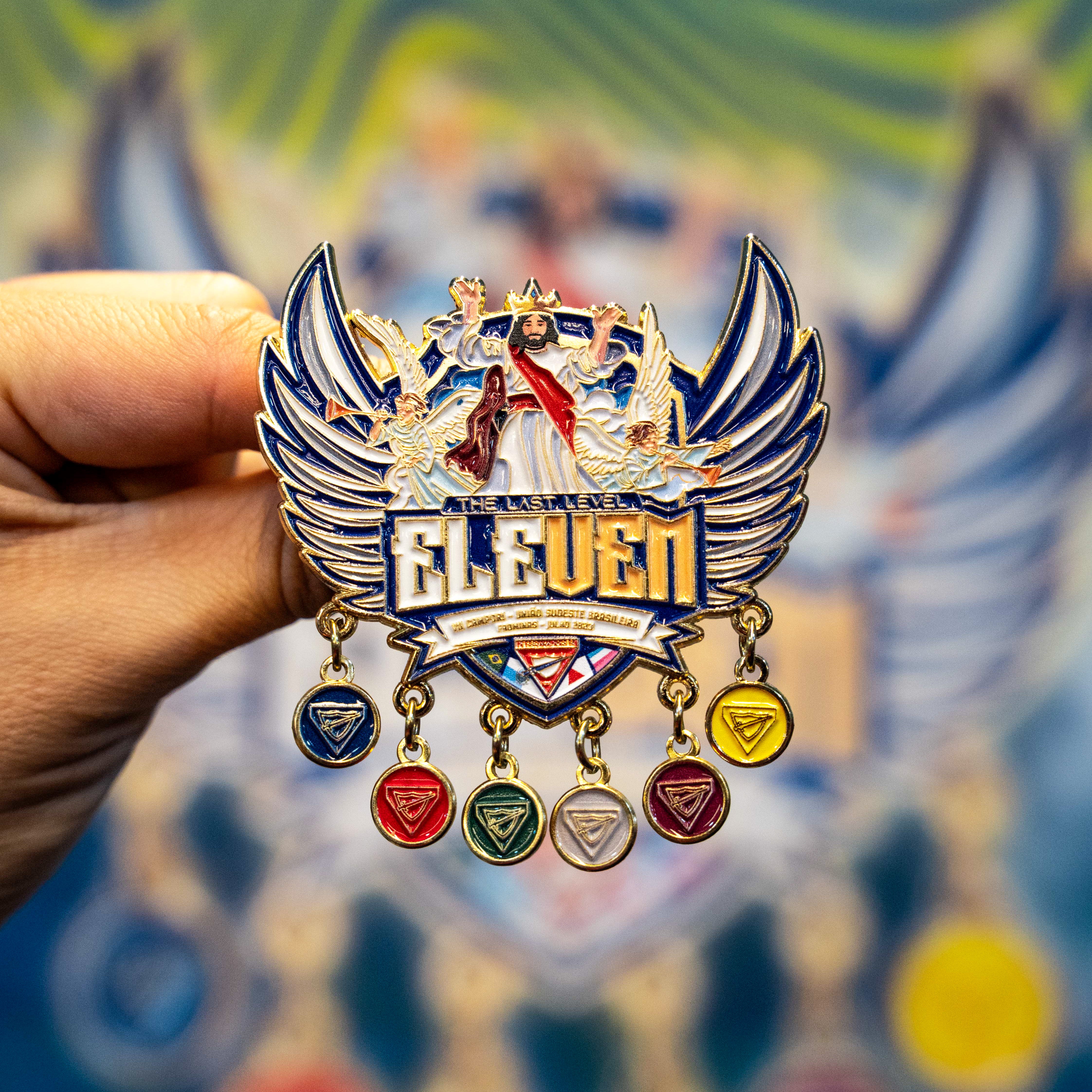 USeB Camporee "Ele Vem" Pin