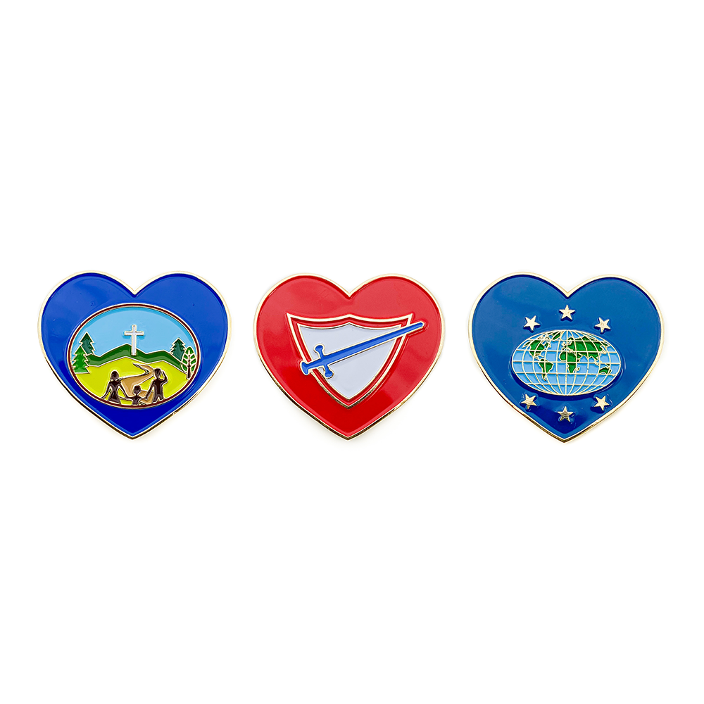 Pathfinder, Master Guide & Adventurer Club Heart (Pin Set) - Pinfinder Club