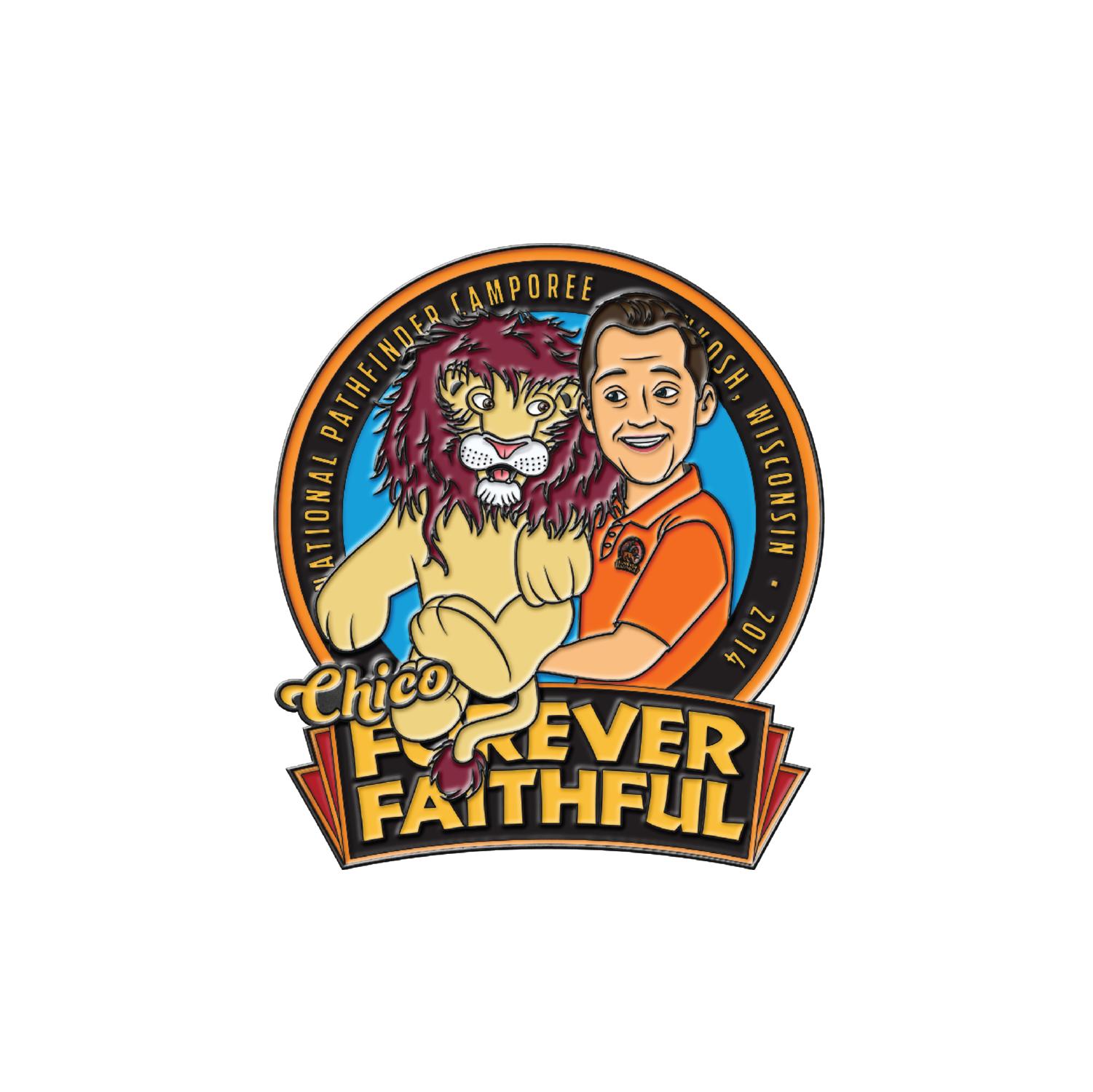Forever Faithful Chico the Lion Pin - Pinfinder Club