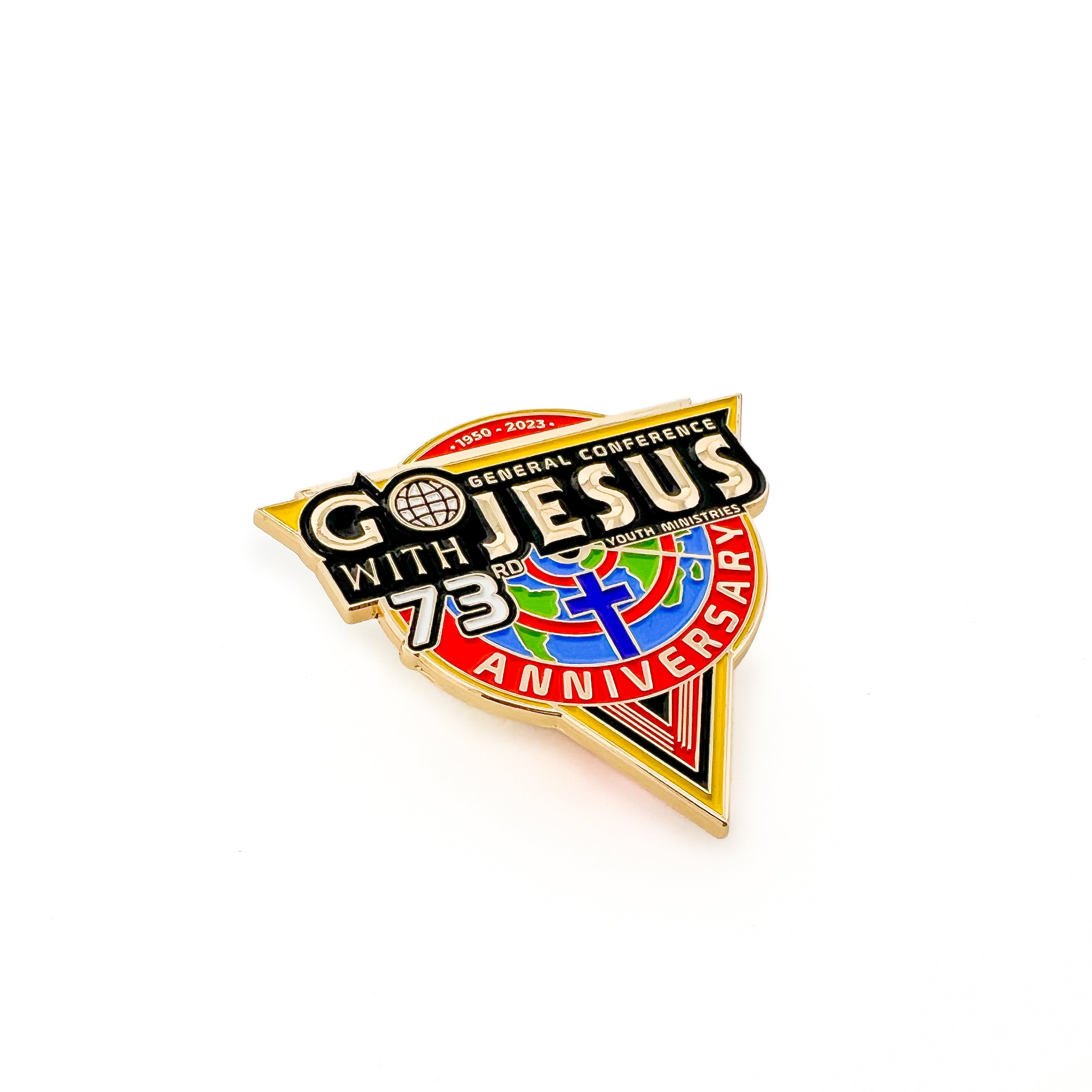 World Pathfinder Day 2023 "Go with Jesus" Pin