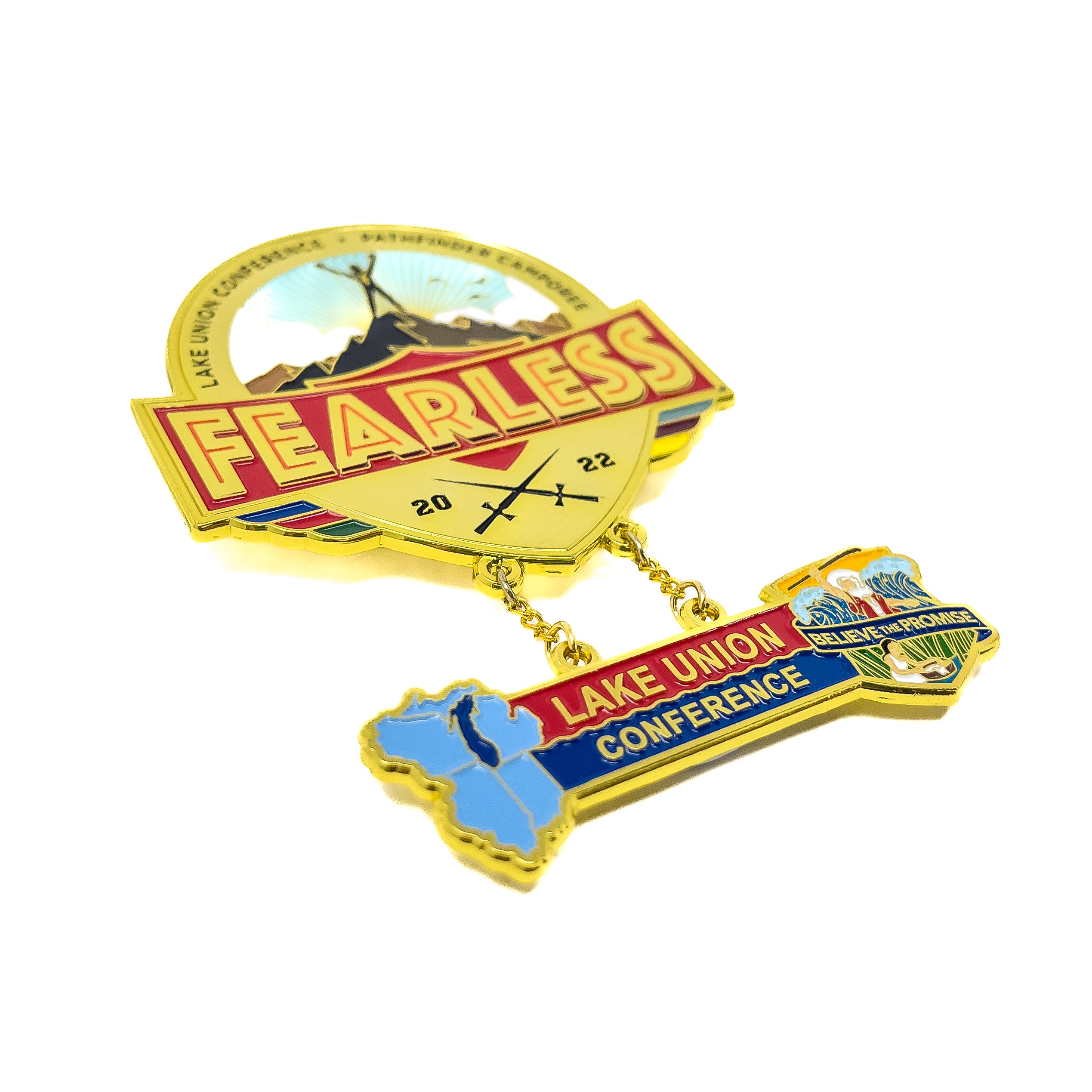 Fearless Lake Union Pathfinder Camporee 2022 Pin