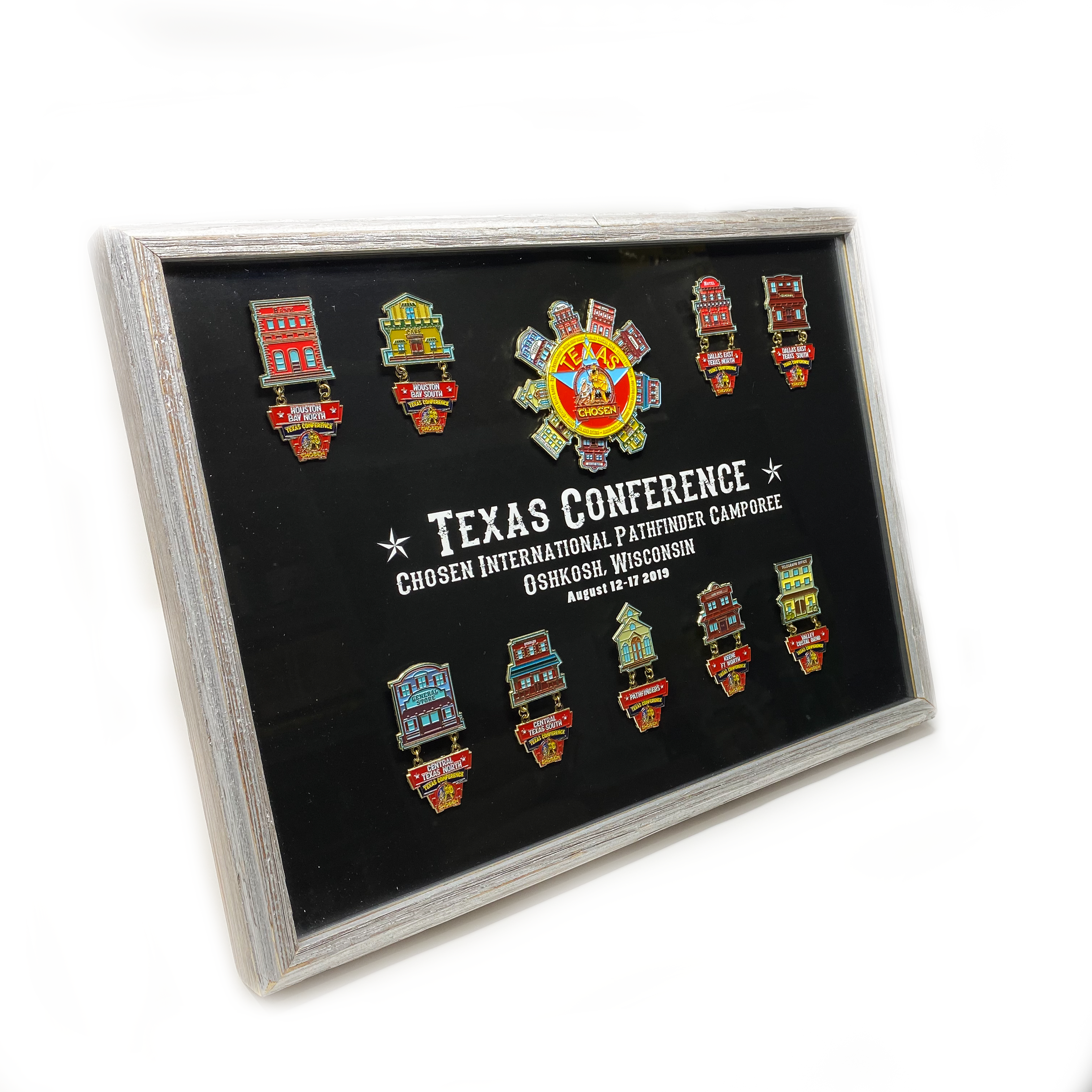 Texas Conference Chosen 2019 Camporee Pin Collection - Pinfinder Club