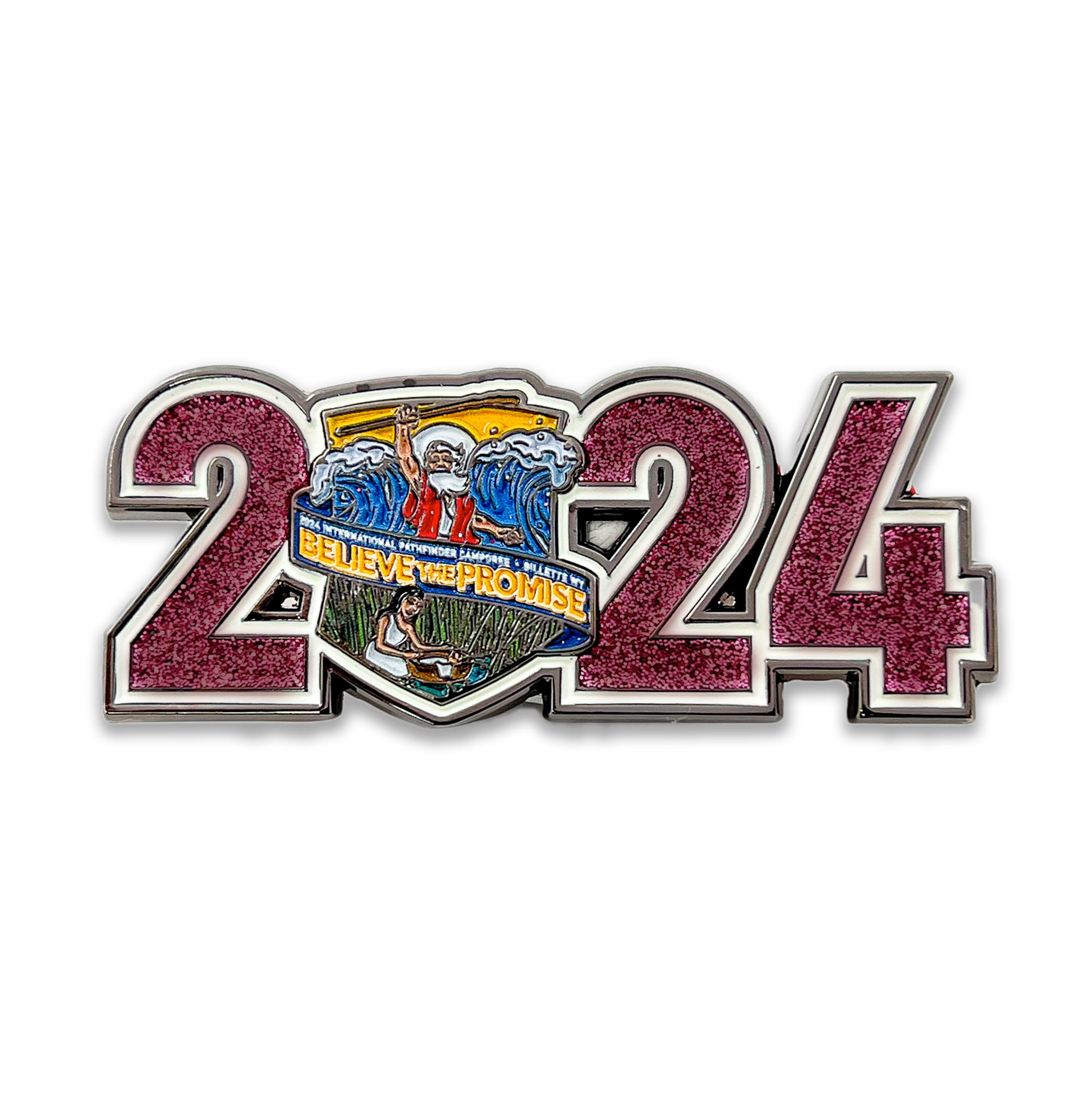 Pines Believe 2024 (juego de 7 pines)