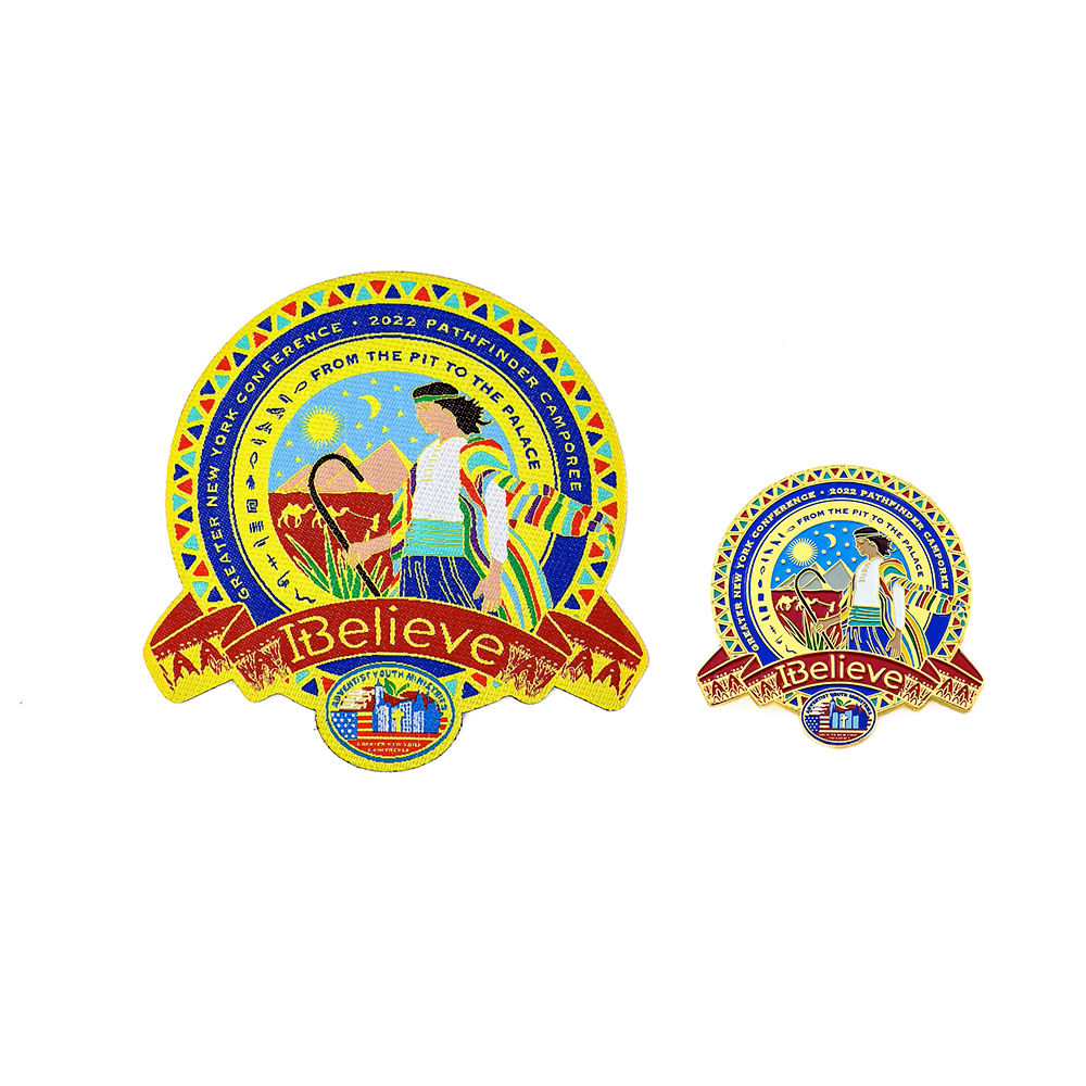 GNYC Pathfinder Camporee "I Believe" 2022 Pin & Patch Bundle