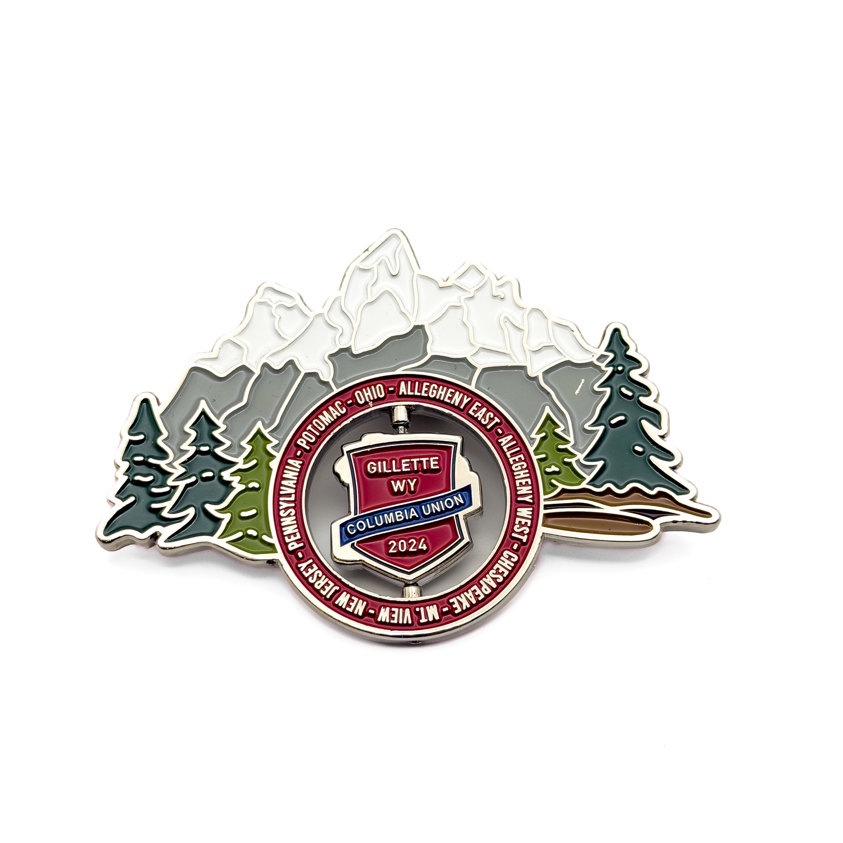 BTP Columbia Union Spinner Pin