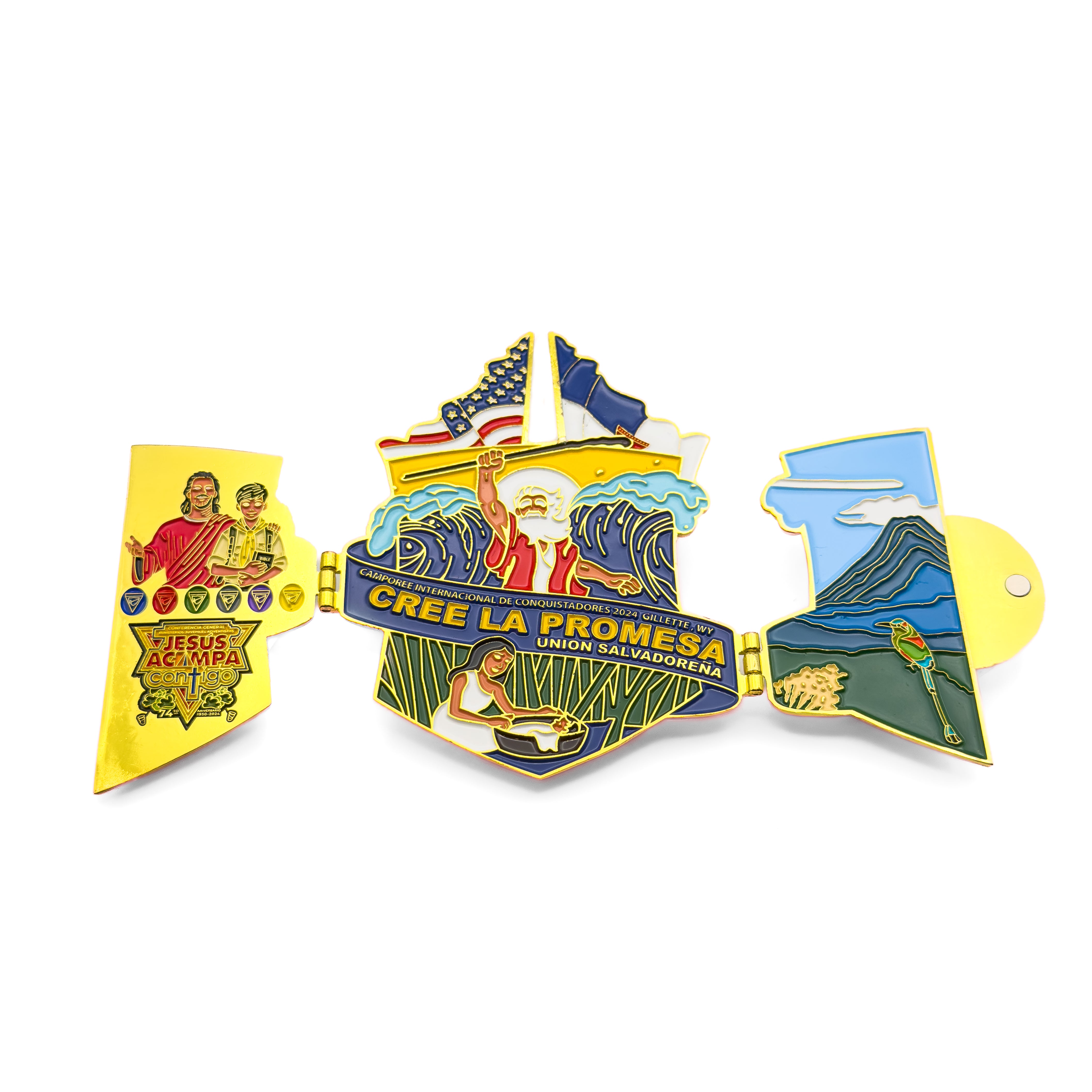 BTP Union Salvadoreña hinged Pin