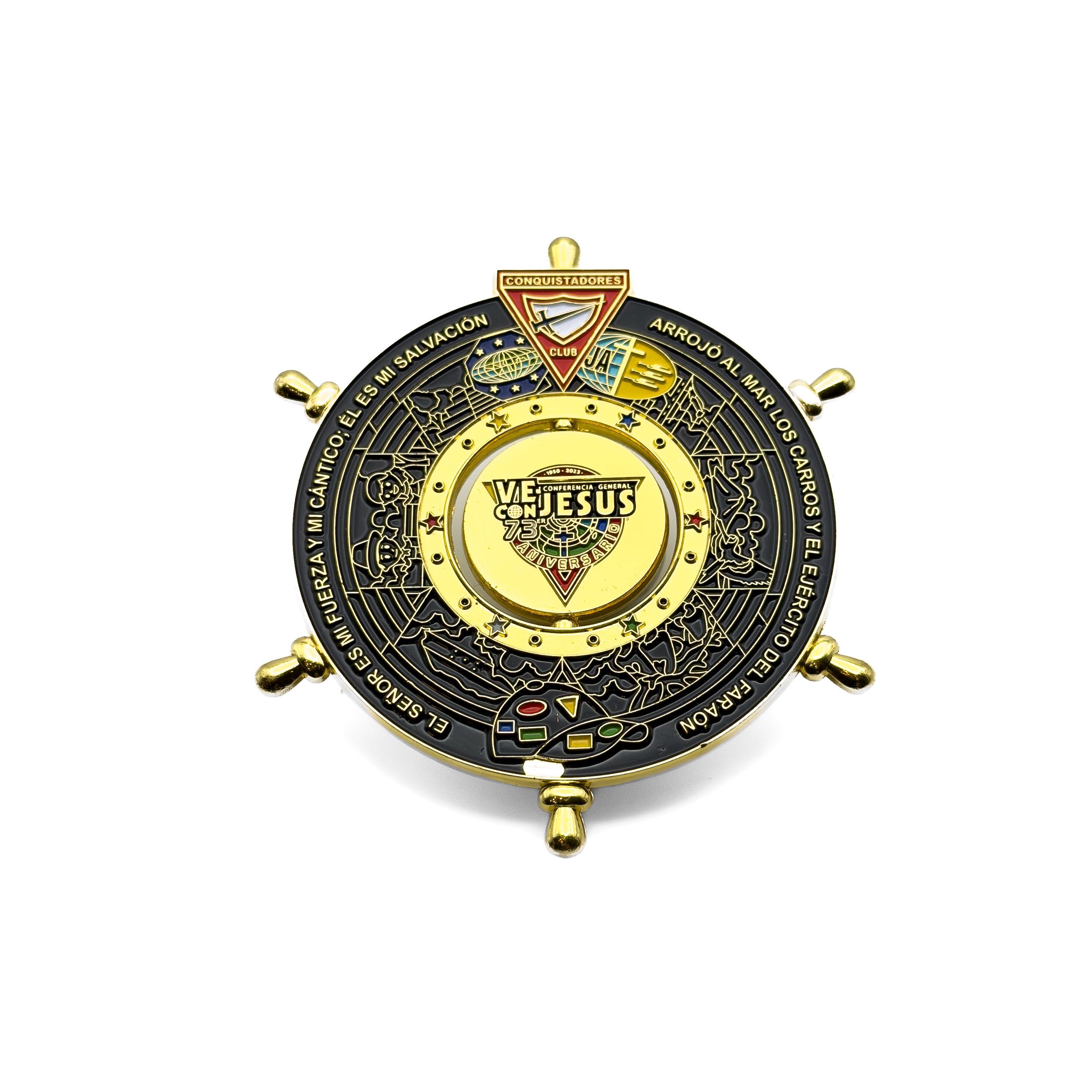 BTP Helm Spinner Pin (Black)