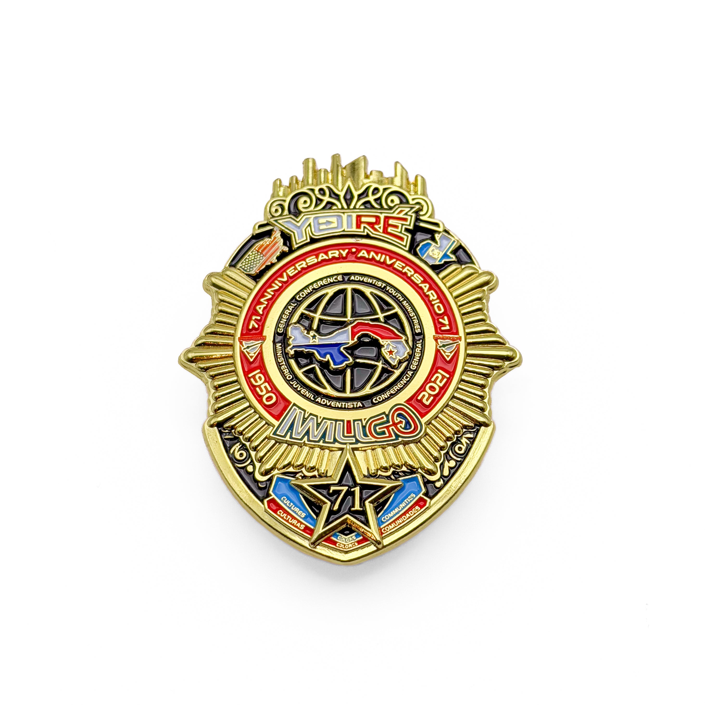 I Will Go 2021 Panama Badge Pin