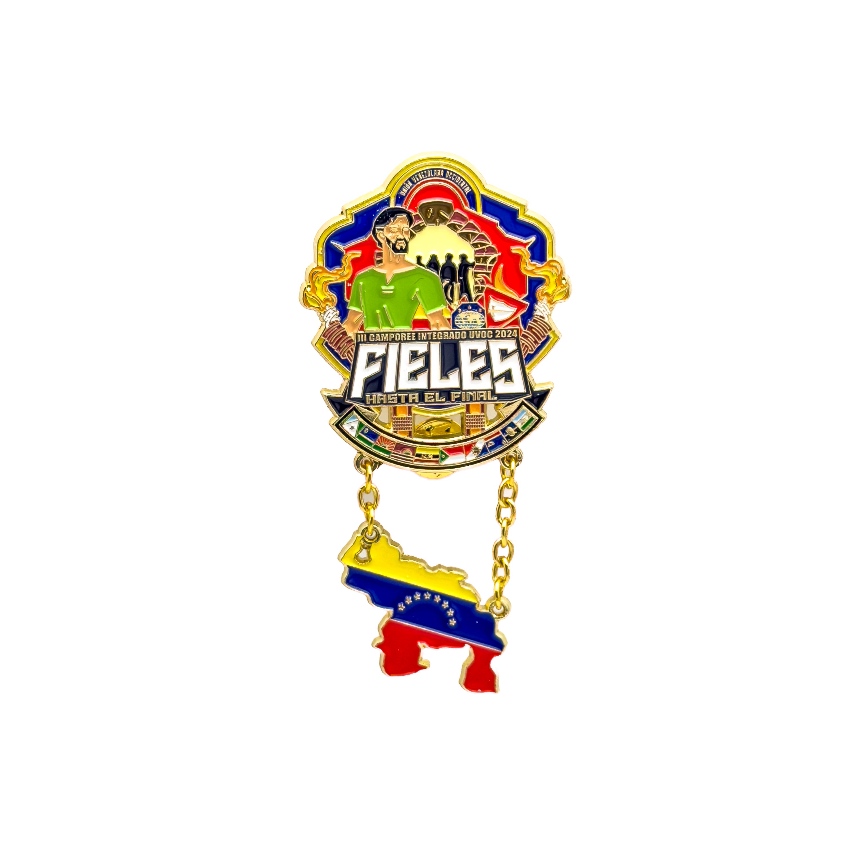 Camporee Integrado UVOC 2024 Fieles Hasta el Final Pin