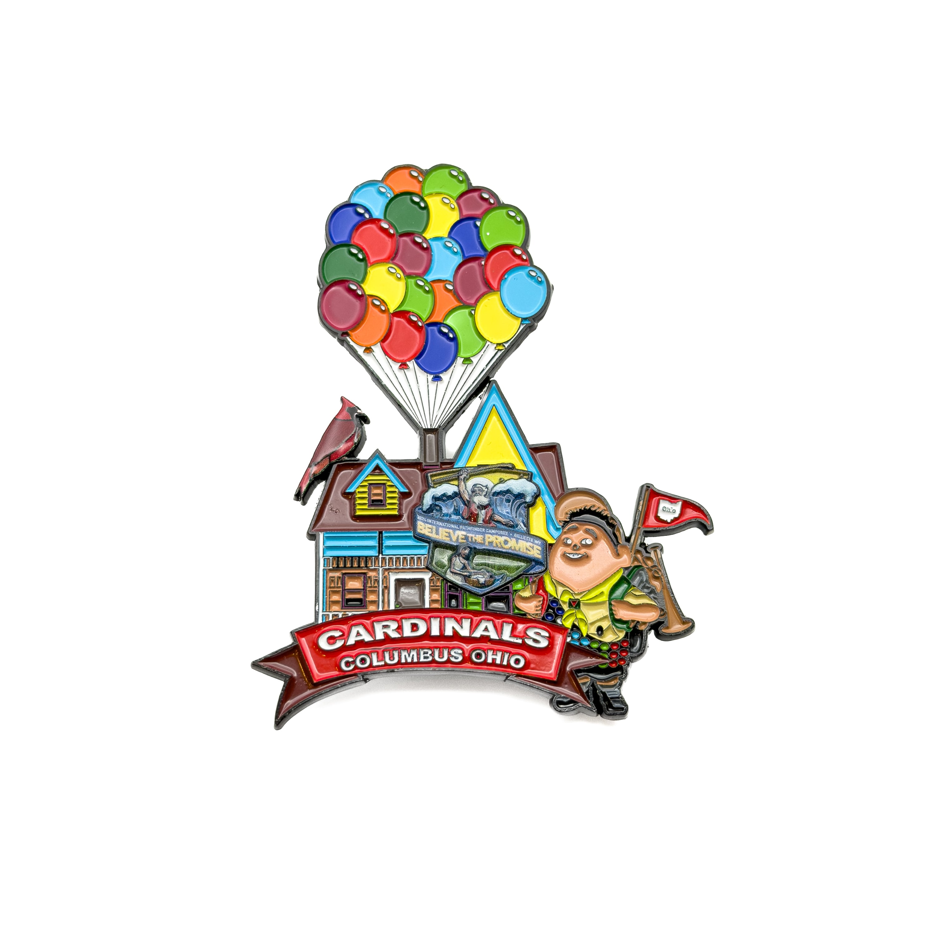 BTP Cardinals Columbus Ohio Pin