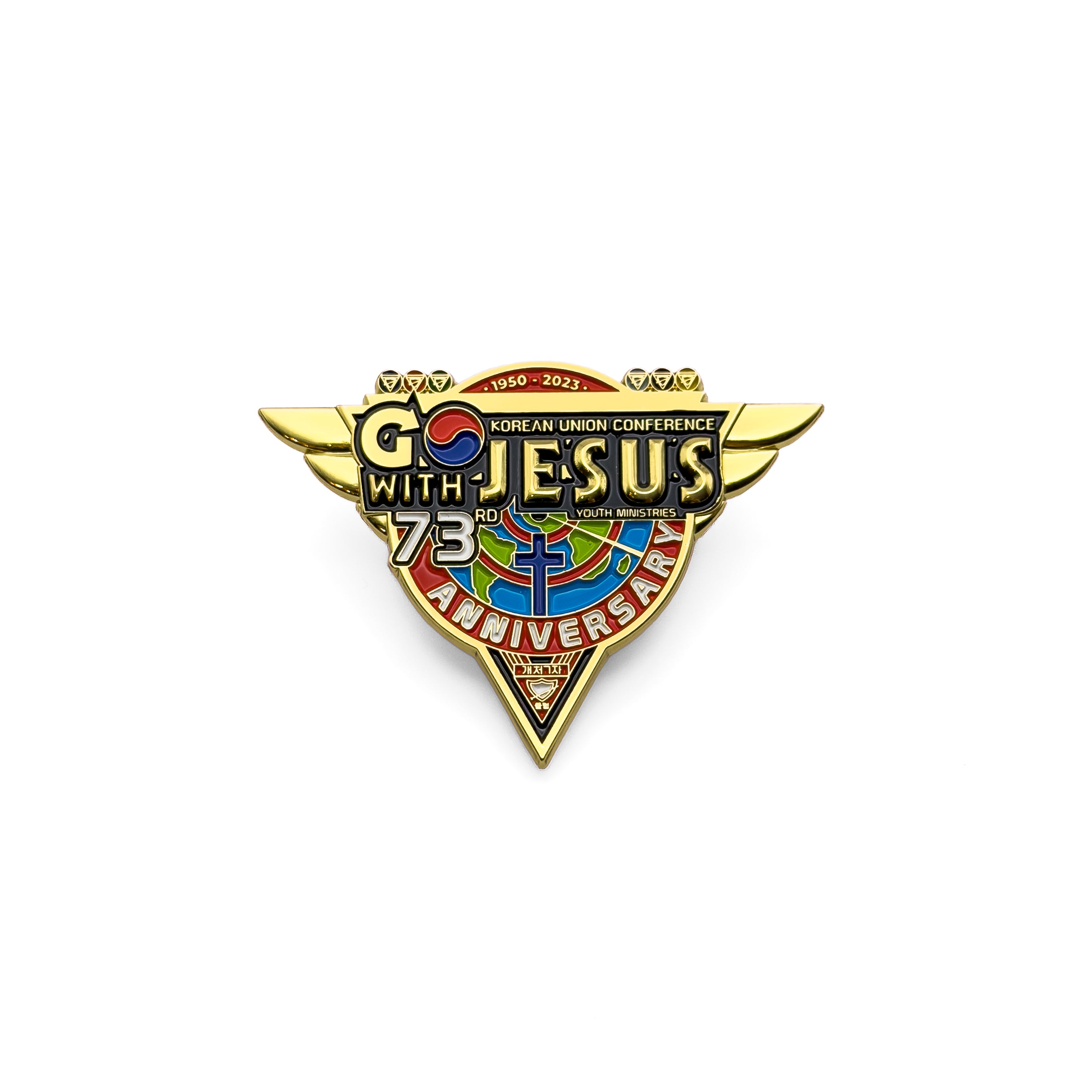 Korean Union “Go With Jesus” 2023 Pin