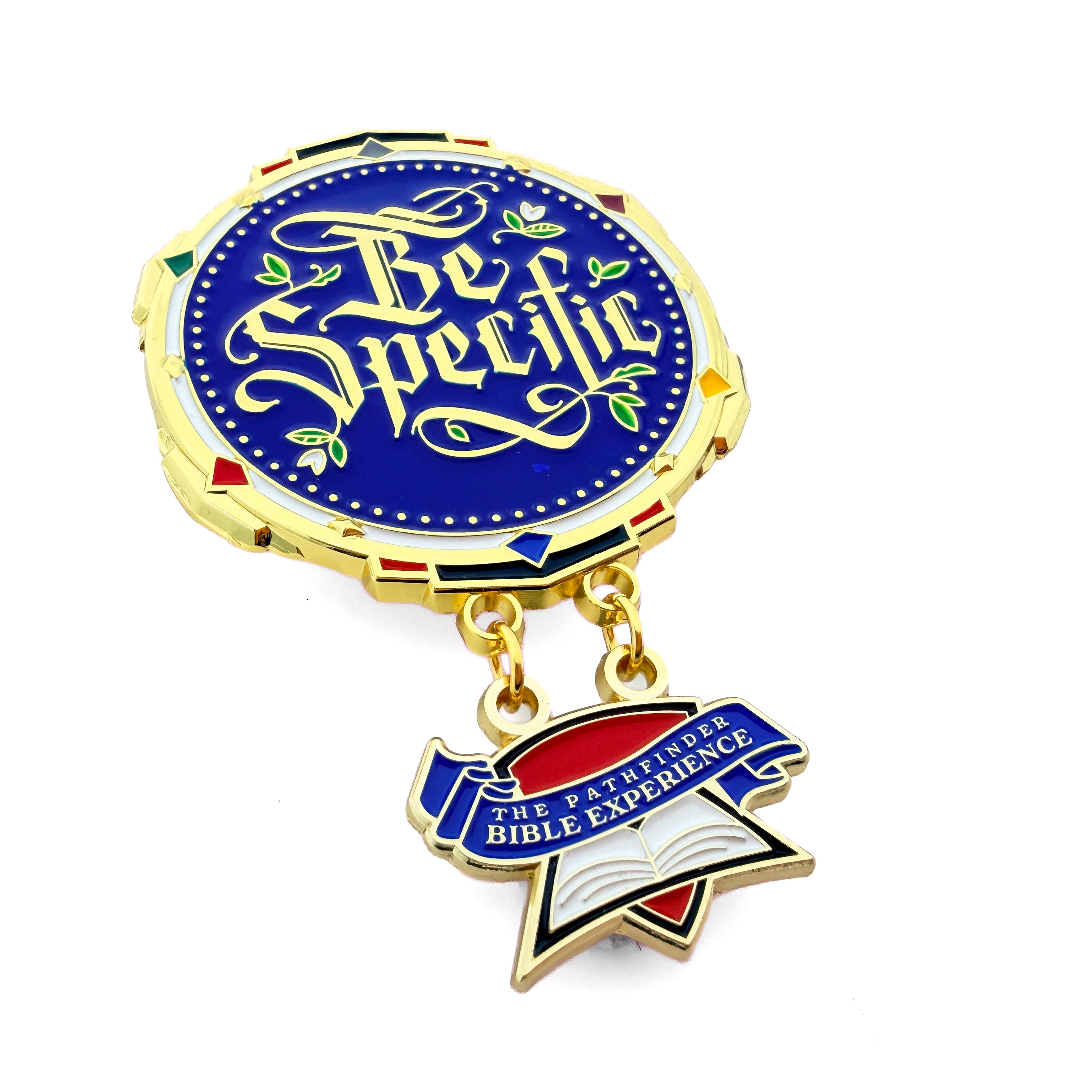 Pathfinder Bible Experience "Be Specific"2026 Pin