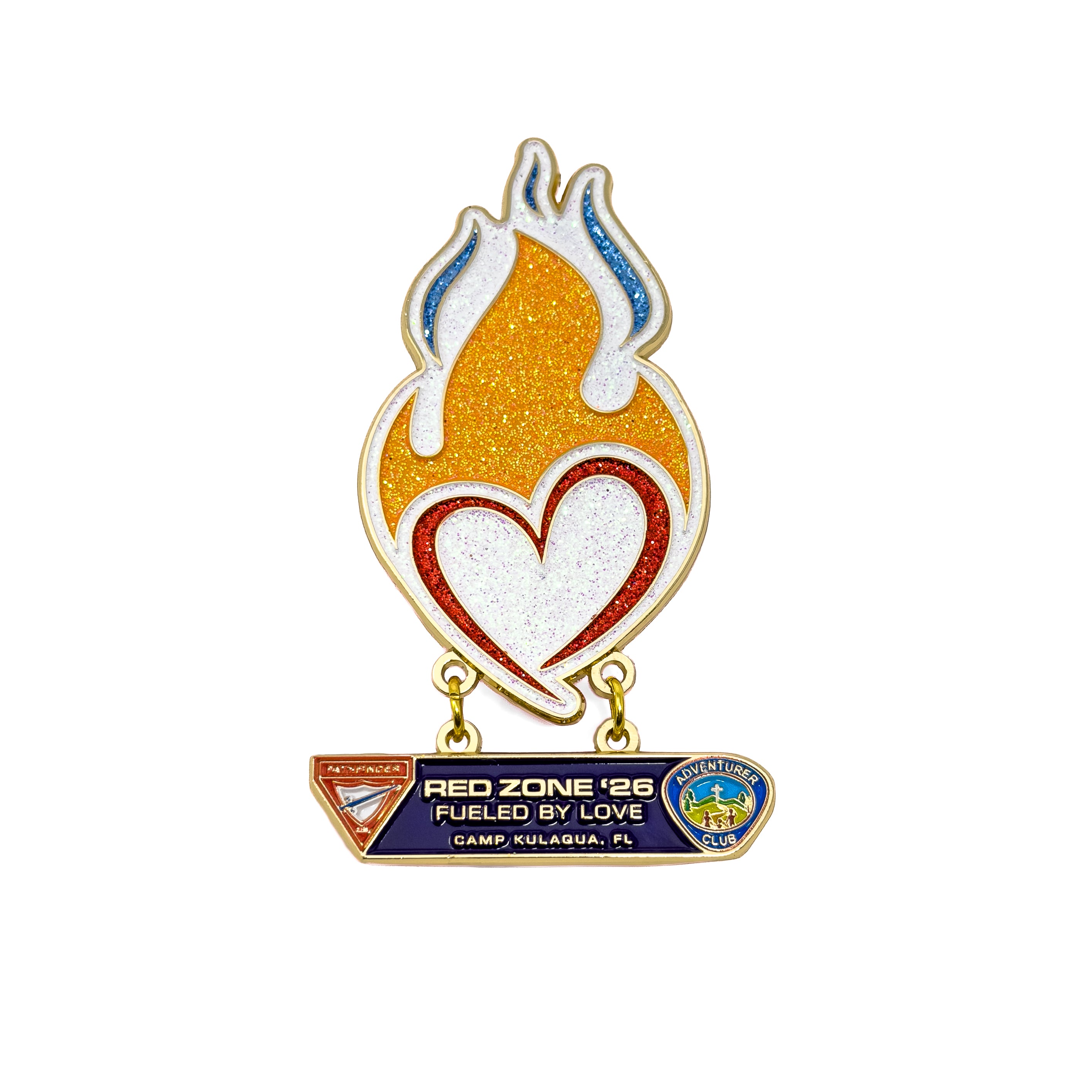 Red Zone 2026 "Fueled by Love" Pin