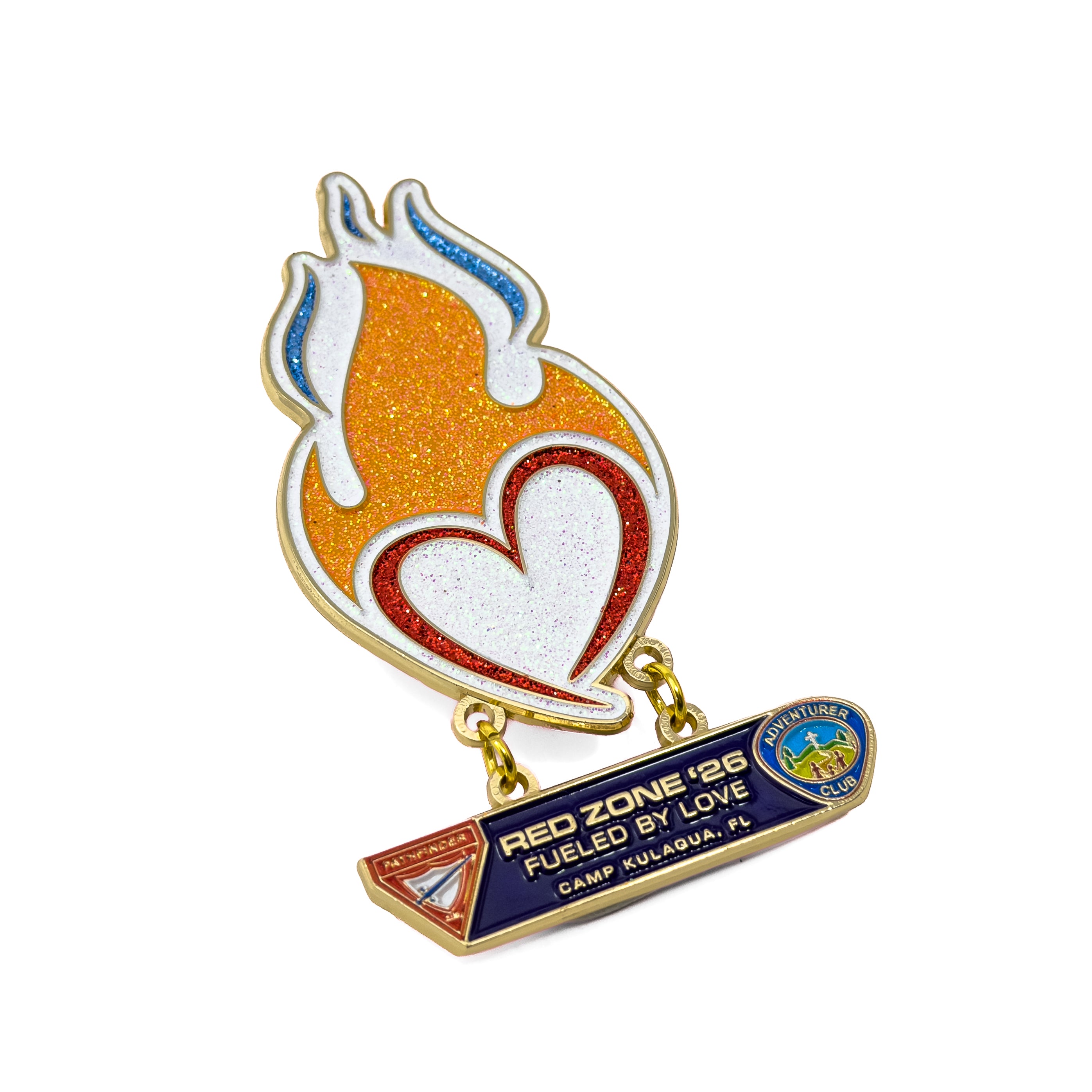 Red Zone 2026 "Fueled by Love" Pin