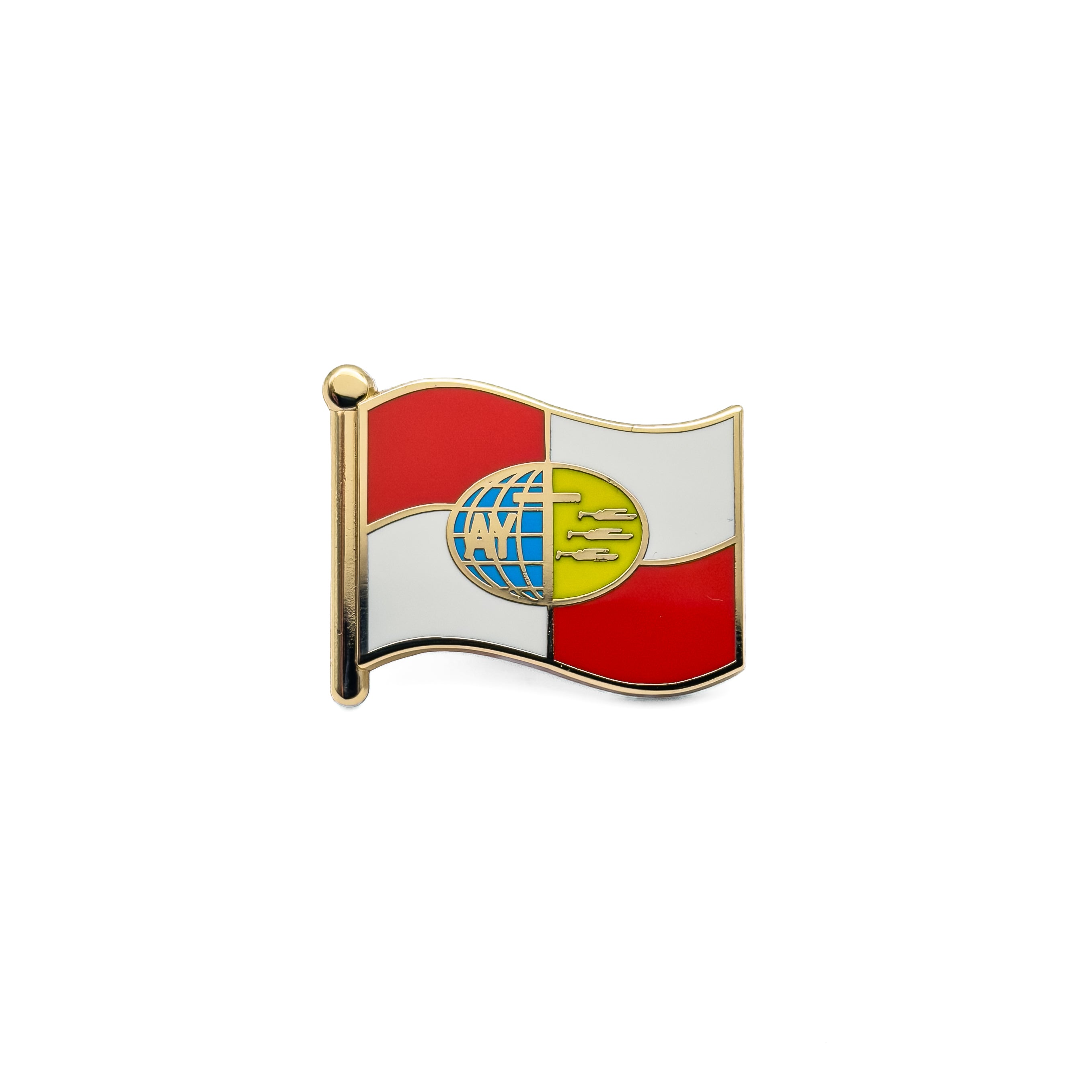 Adventist Youth Wavy Flag Pin