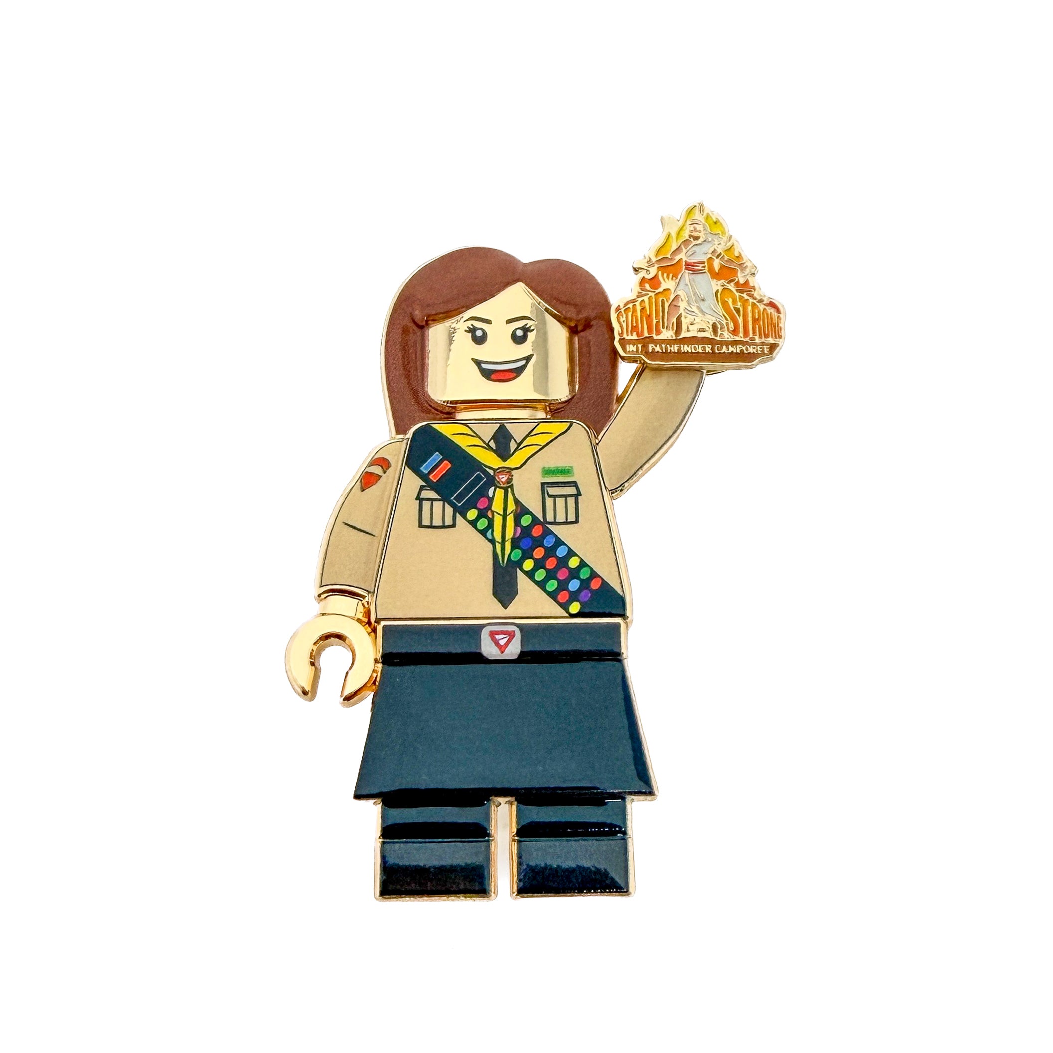 Mini Pathfinder Club "Stand Strong 2029" Pin (Girl)