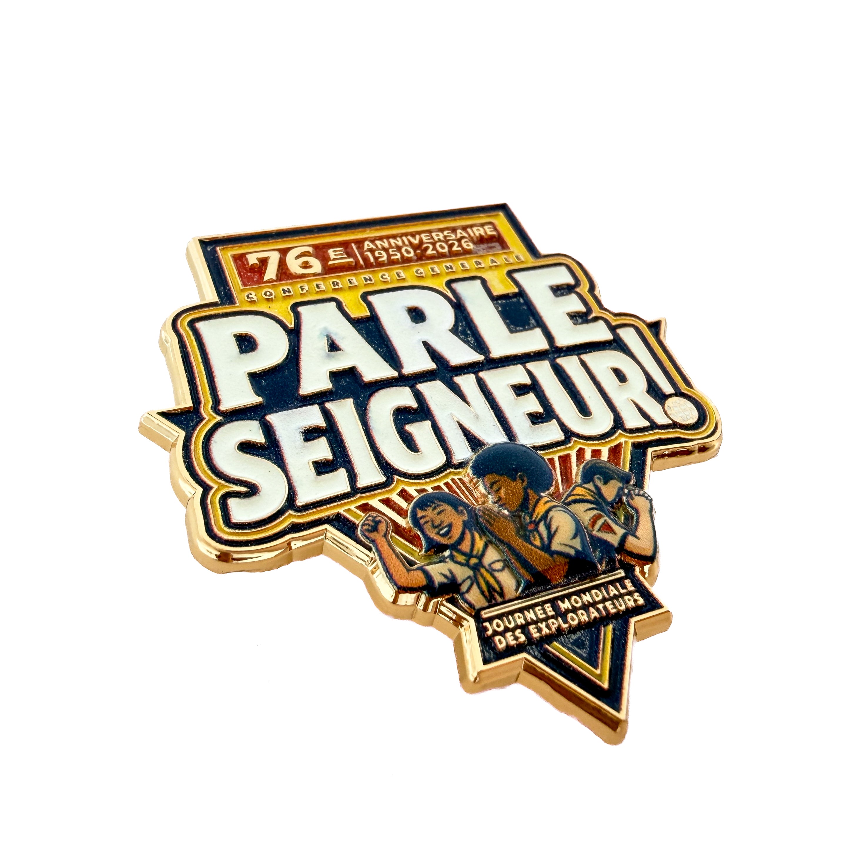 World Pathfinder Day 2026 "Speak Lord" Pin (French Version)