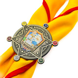 UCB Camporee "Fé Invencível" Star Badge Scarf Slide